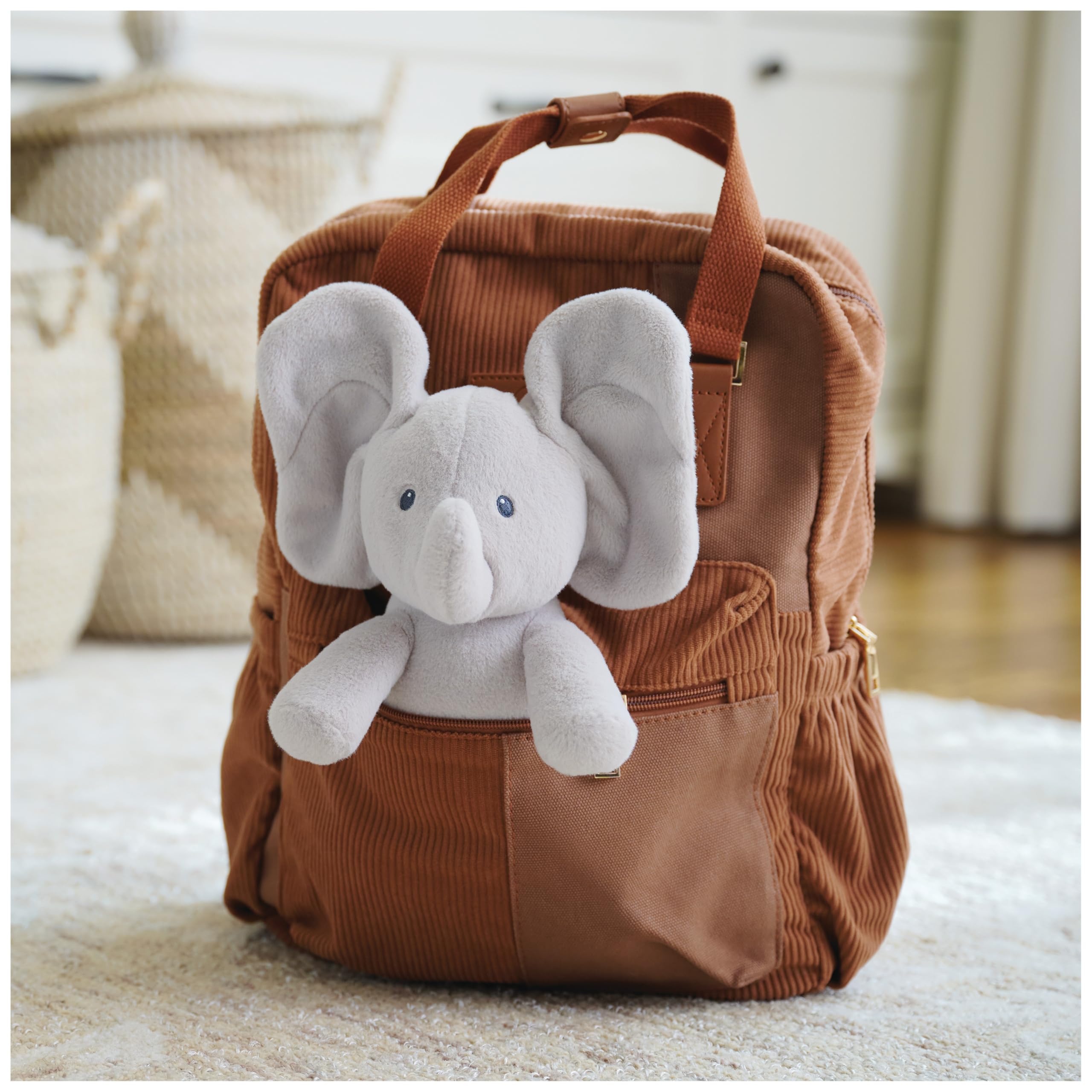 GUND Baby Peek-a-Boo Flappy Elephant Plush - Interactive Stuffed Animal for 6 Months and Up 6