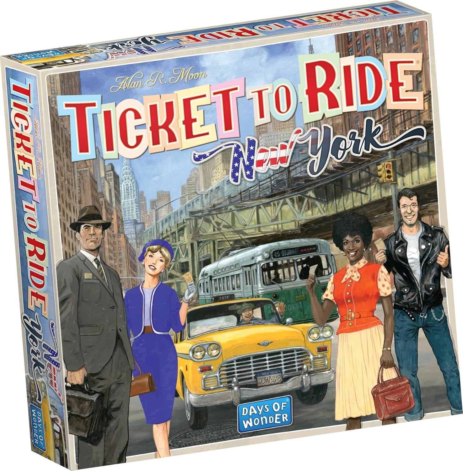 Days of Wonder Ticket to Ride New York Board Game | Ages 8+ | 2-4 Players | 10-15 Min Playtime 1