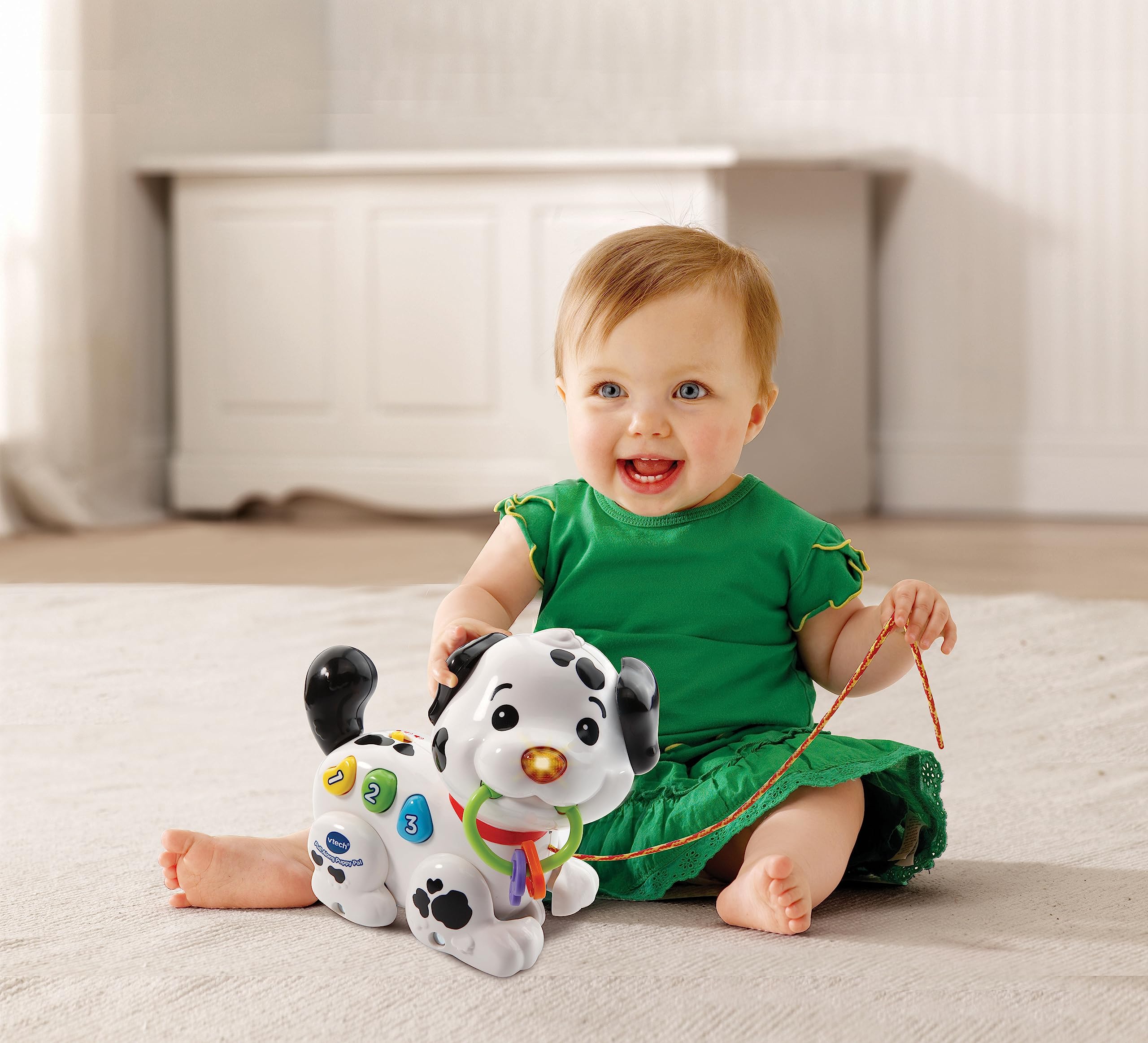 VTech Pull Along Puppy Pal - Interactive Musical Walker for Babies 6 Months+ 6