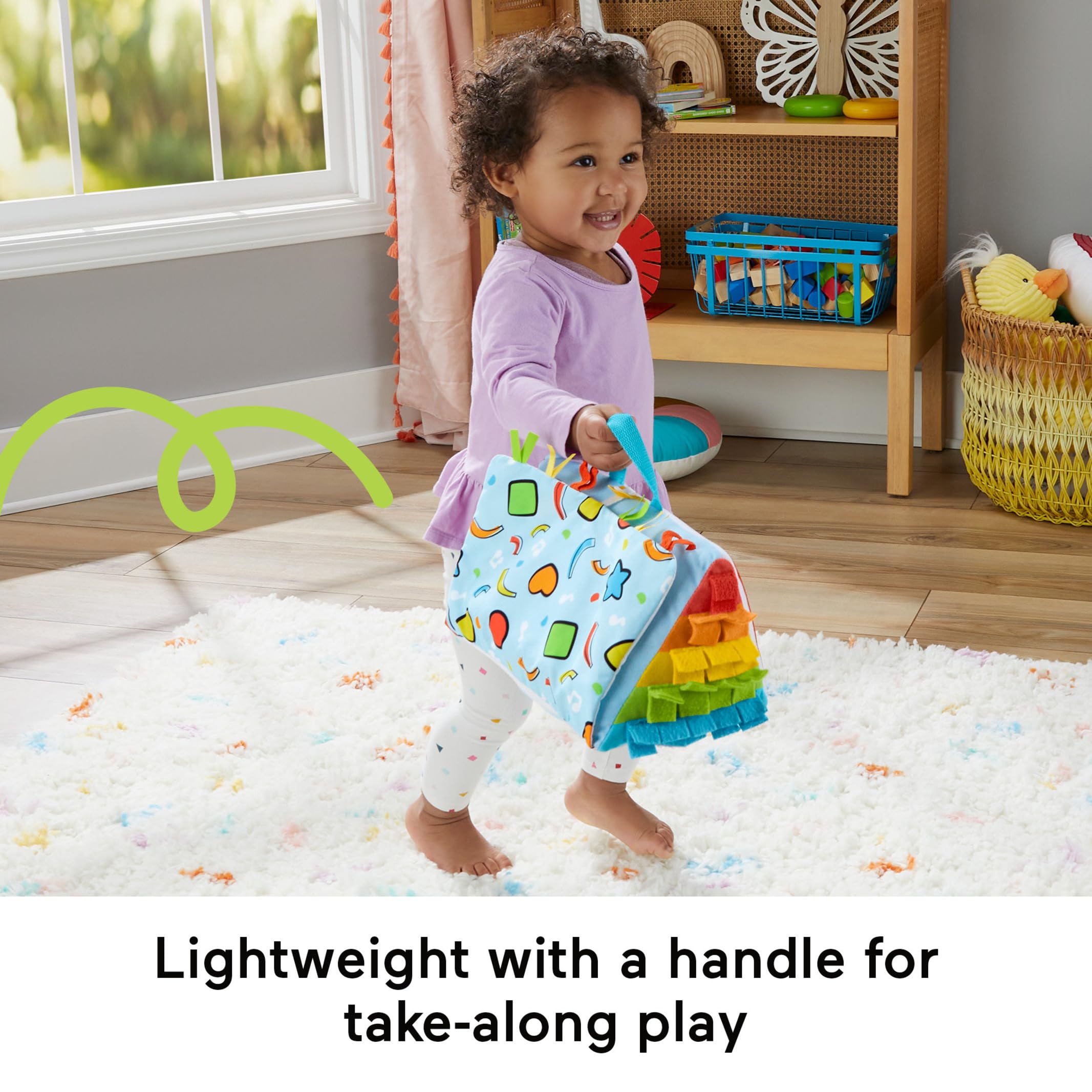 Fisher-Price Kick & Play Soft Piano - Musical Baby Toy for Tummy Time & Sensory Play 15