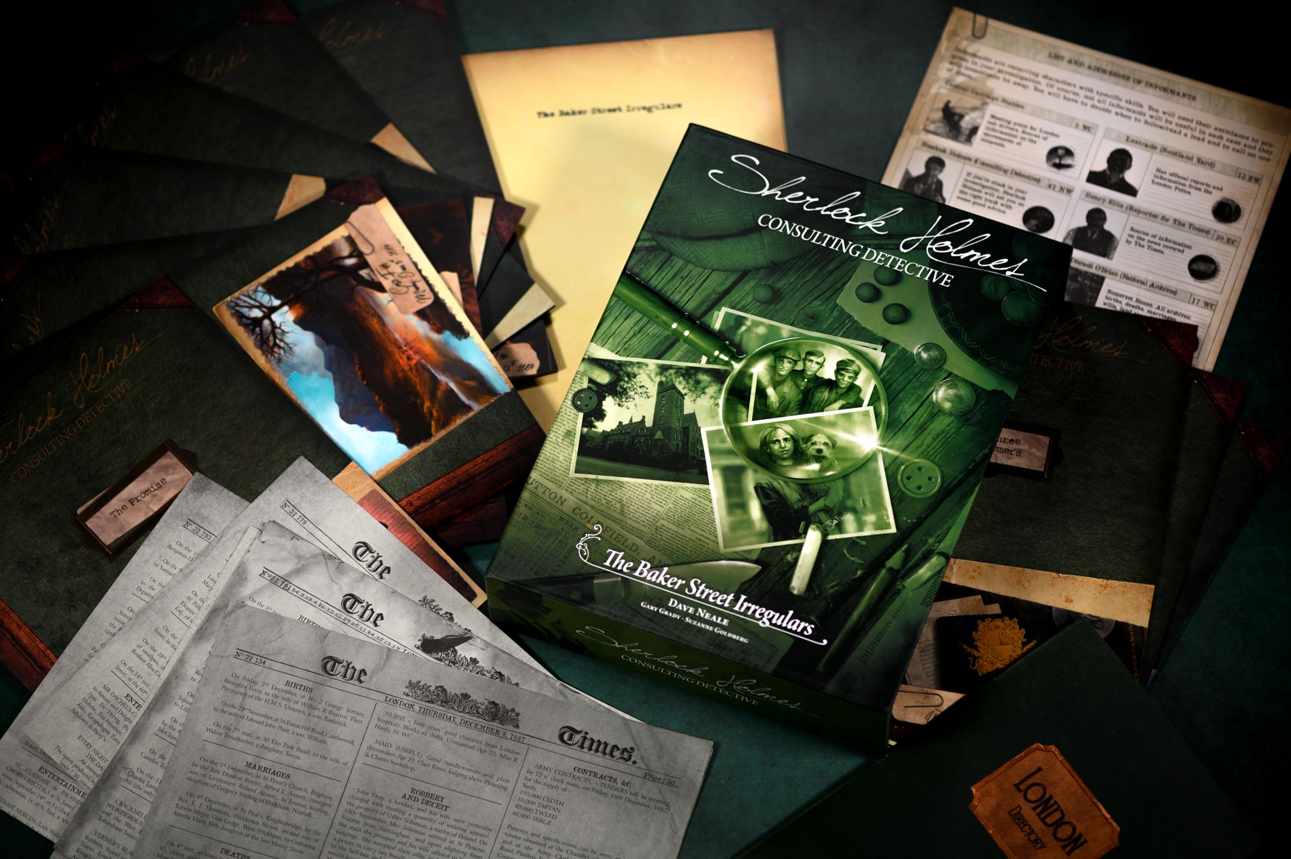 Space Cowboys Sherlock Holmes Consulting Detective: The Baker Street Irregulars Board Game 8