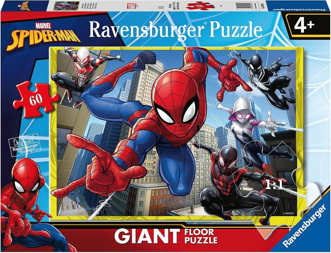 Ravensburger Marvel Spider-Man 60-Piece Giant Floor Jigsaw Puzzle for Kids