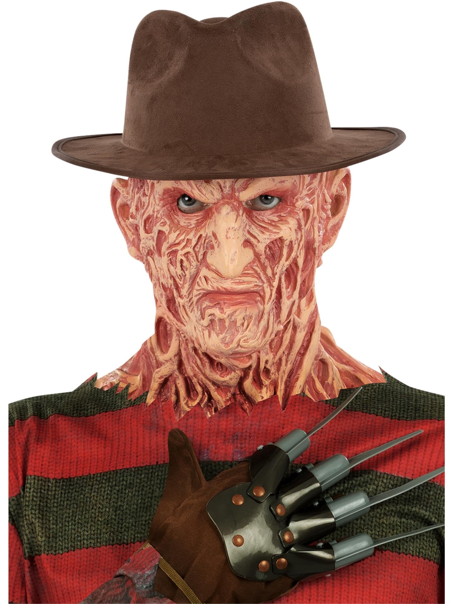 Smiffys Freddy Krueger Fedora Hat - Adult Costume Accessory 1