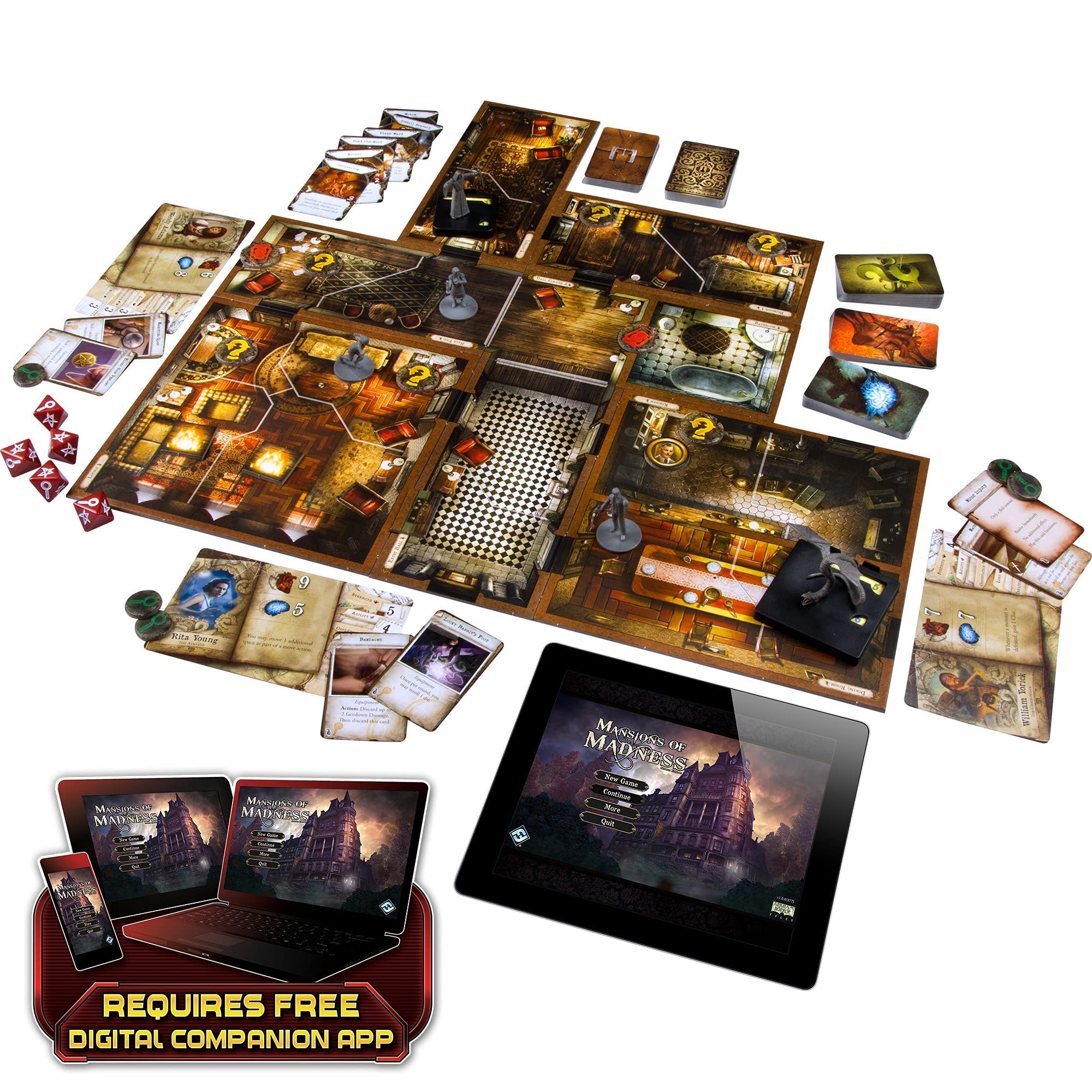Fantasy Flight Games Mansions of Madness Second Edition Board Game 4