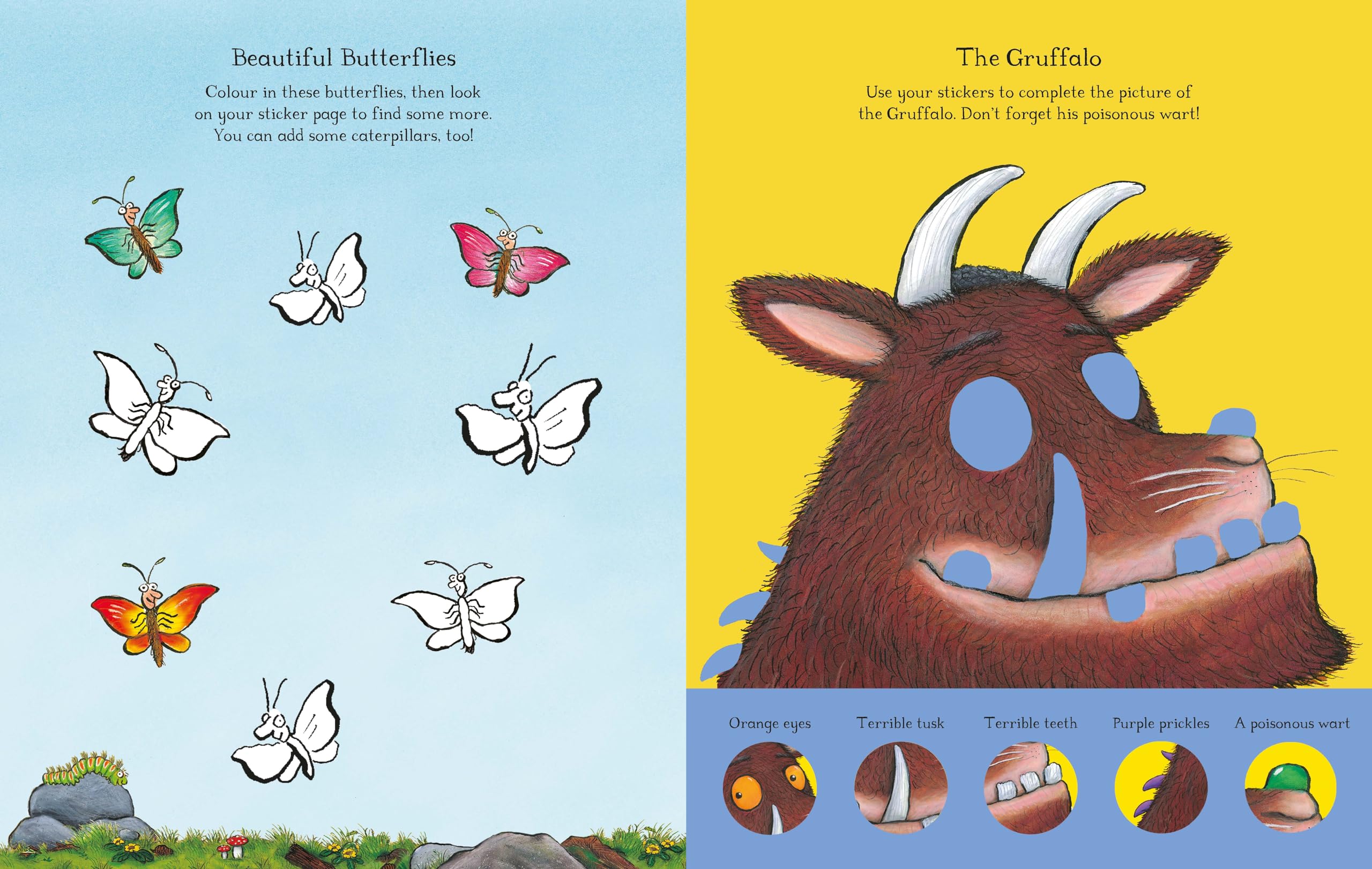 The Gruffalo: A First Sticker Book - Over 250 Stickers | Ages 3-7 | Paperback