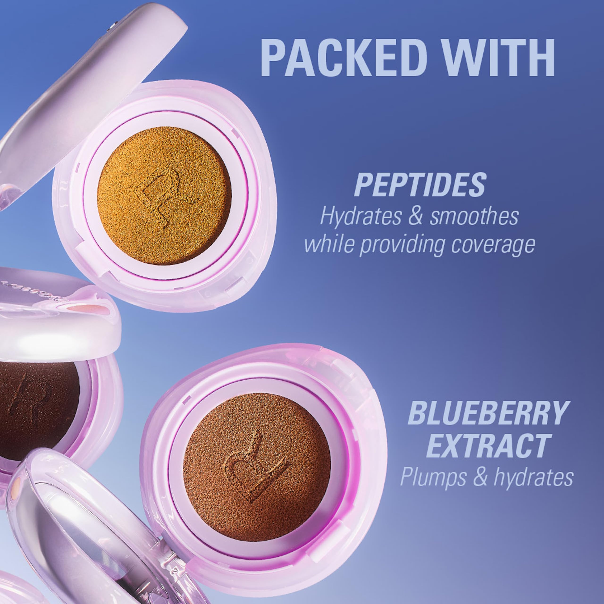 Revolution Beauty London Superdewy Cushion Foundation - Buildable Coverage | Hydrating | Light Cool 4
