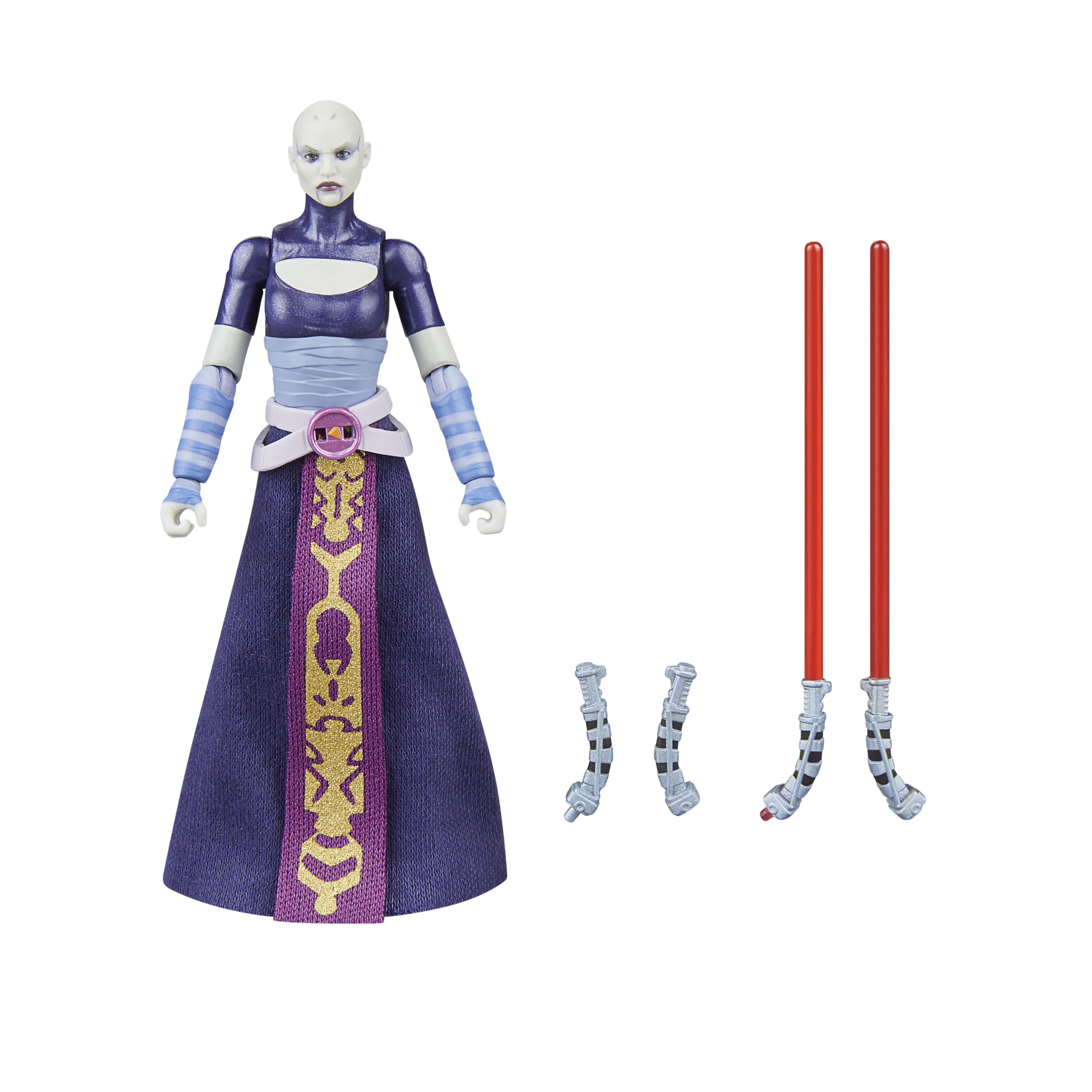 Star Wars The Vintage Collection Asajj Ventress Action Figure - 9.5-cm Scale, The Clone Wars