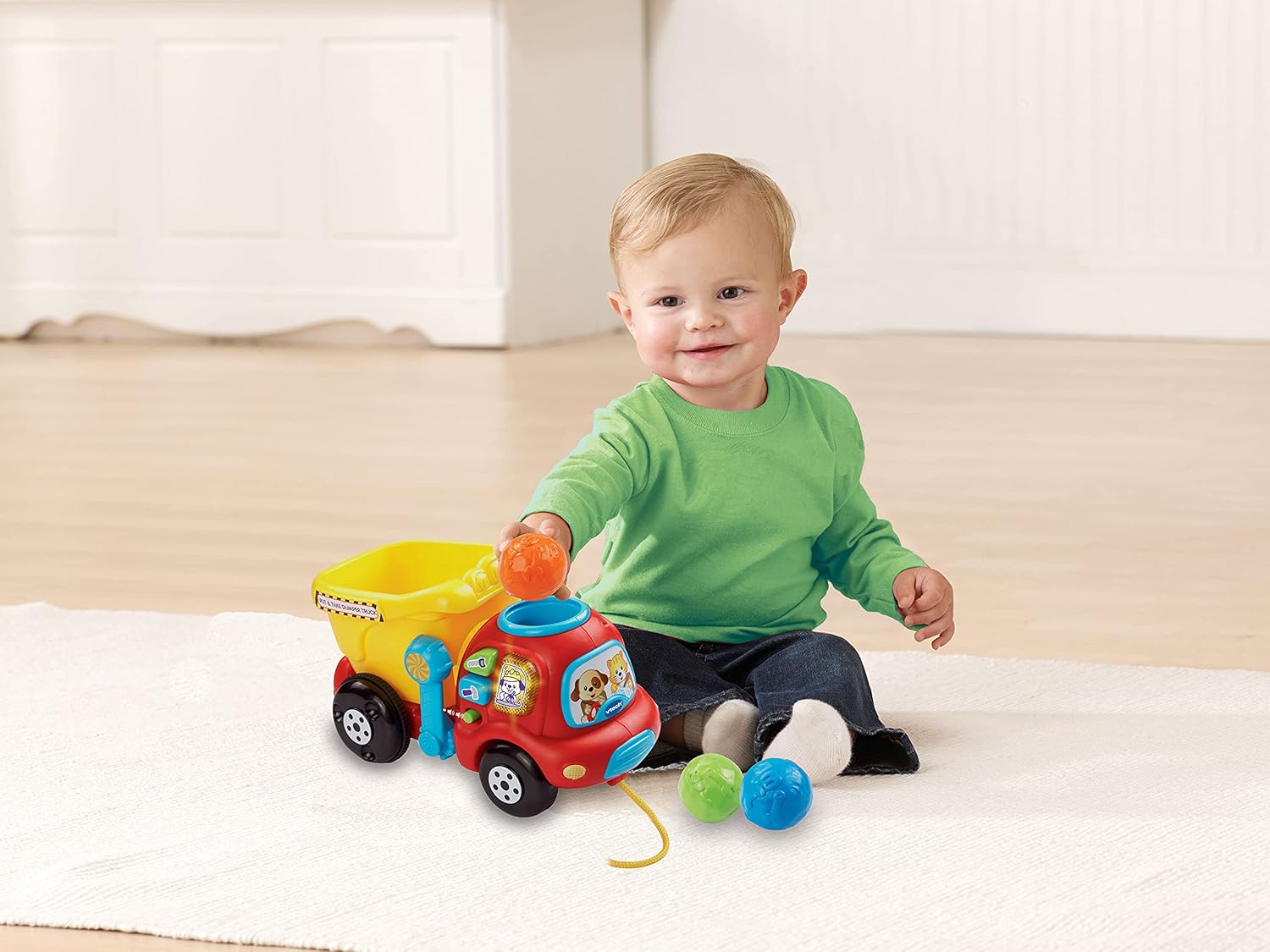 VTech Put and Take Dumper Truck - Interactive Educational Toy for Toddlers 6M+ 6
