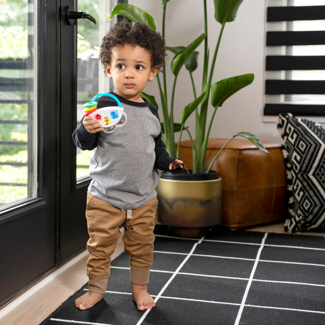 Baby Einstein Tiny Tambourine Musical Toy & Rattle - Multicolored, Model 12925