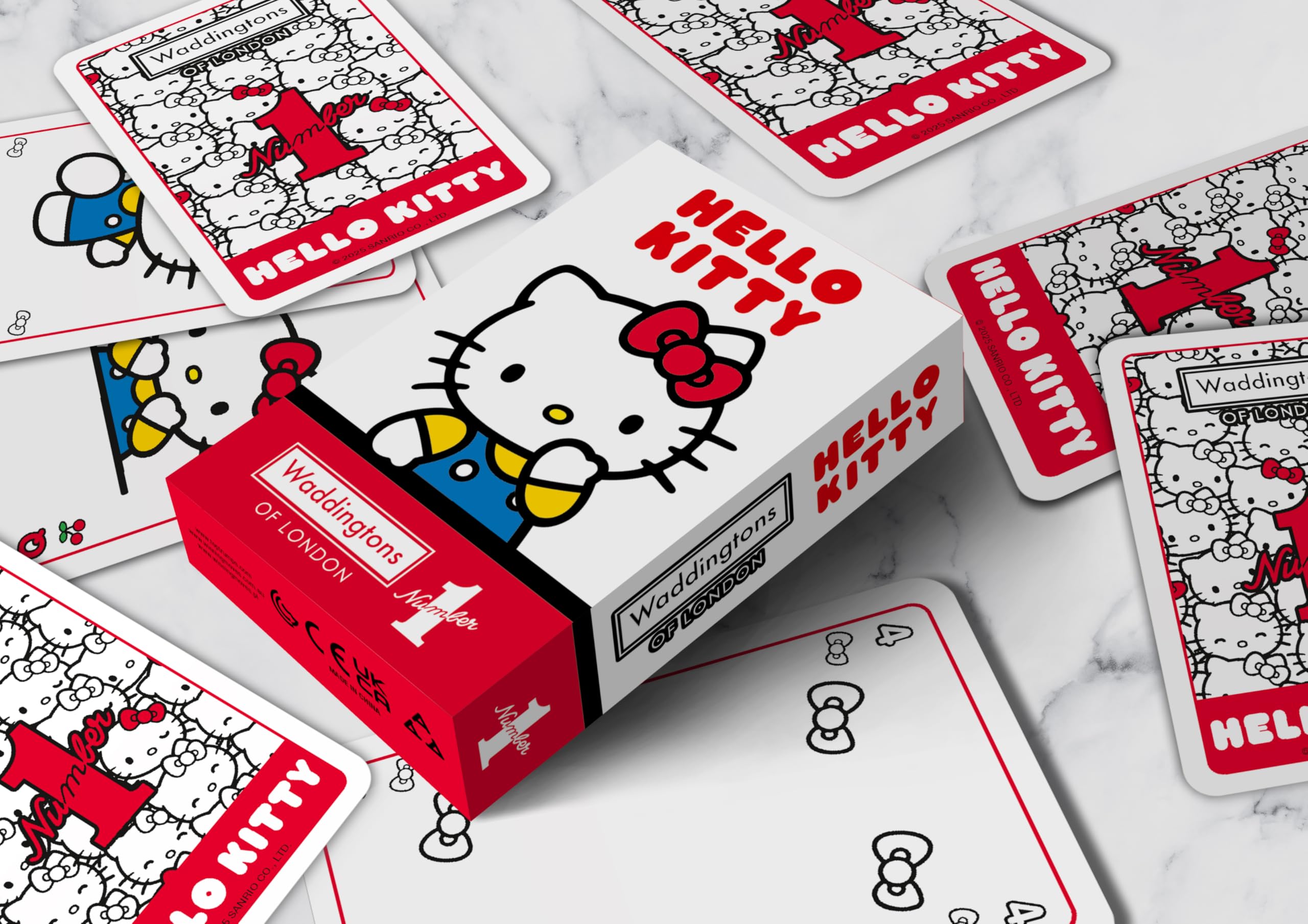 Waddingtons Number 1 Hello Kitty Card Game Set | 54 Cards | Multicolor 3