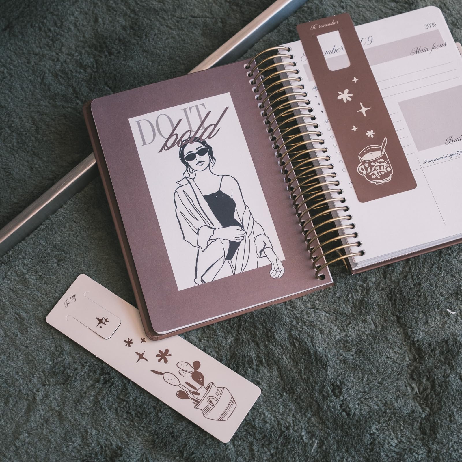 Kokonote A5 Academic Diary 2026-2027 Page a Day - Bitter Mocha | Student Planner | 100 gsm Paper 7