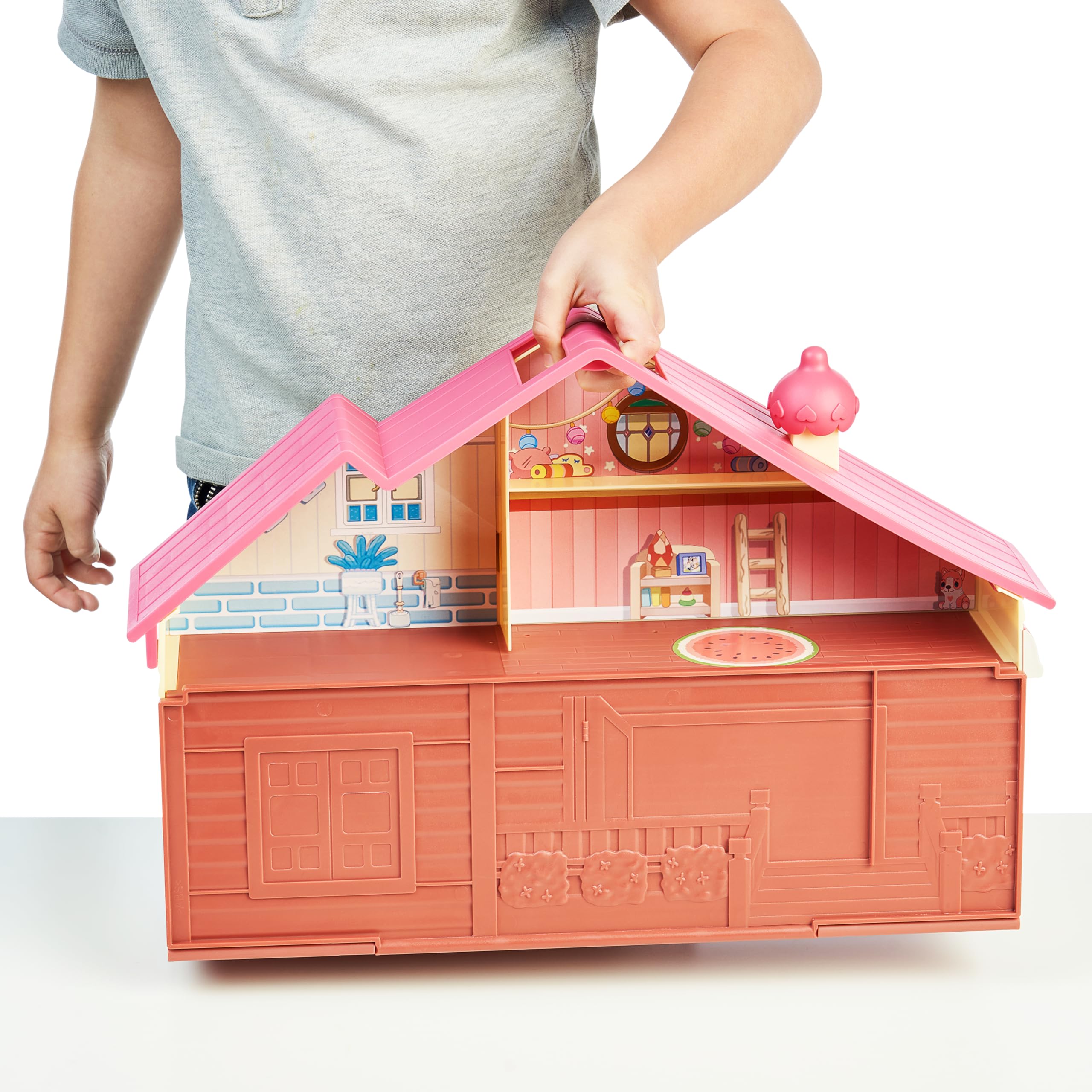 Bluey Plastic Playset - Heeler Family Home with 1 Figure & Furniture Accessories | Ages 3+ 3