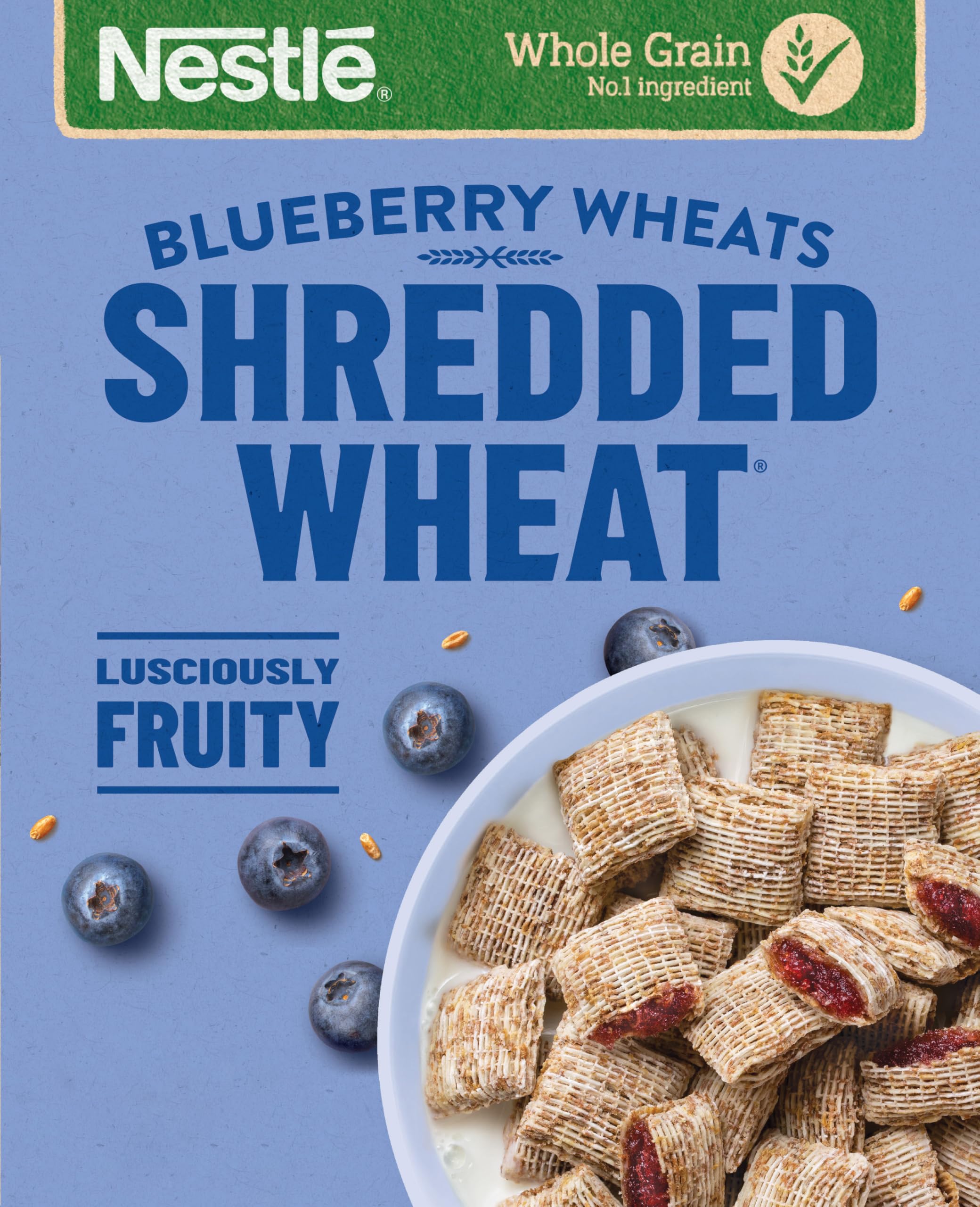 Nestlé Shredded Wheat Bitesize Blueberry Wheats Cereal, 450g 1