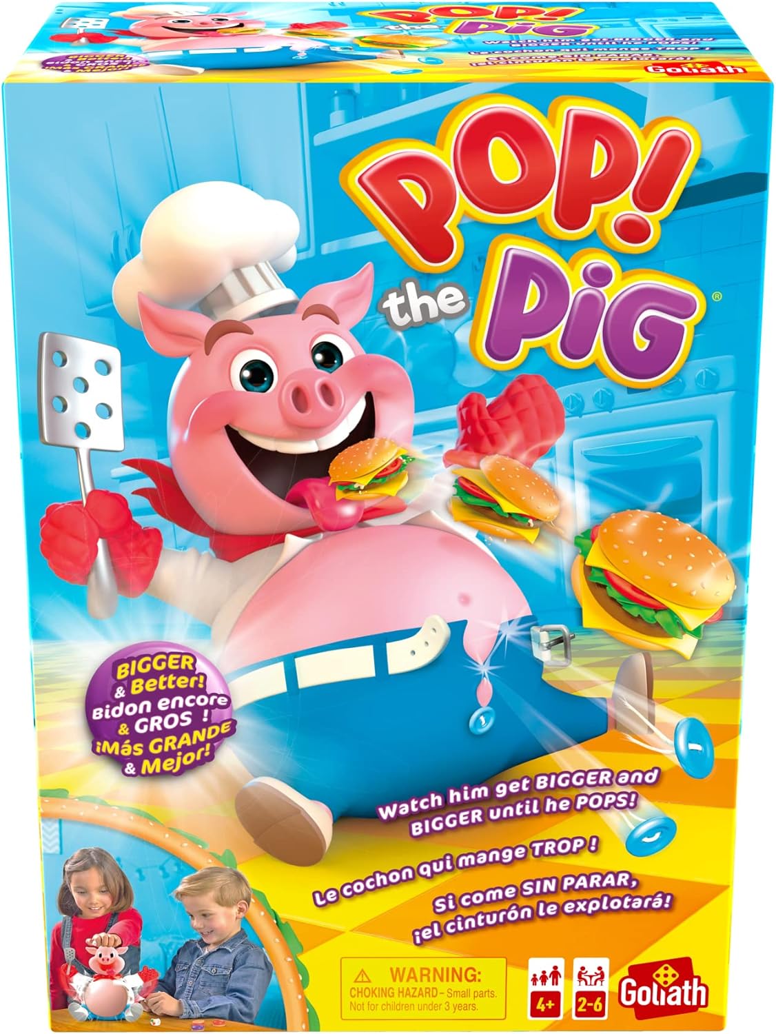 Goliath Games Pop The Pig: Even Bigger and Better! | Board Game for Kids