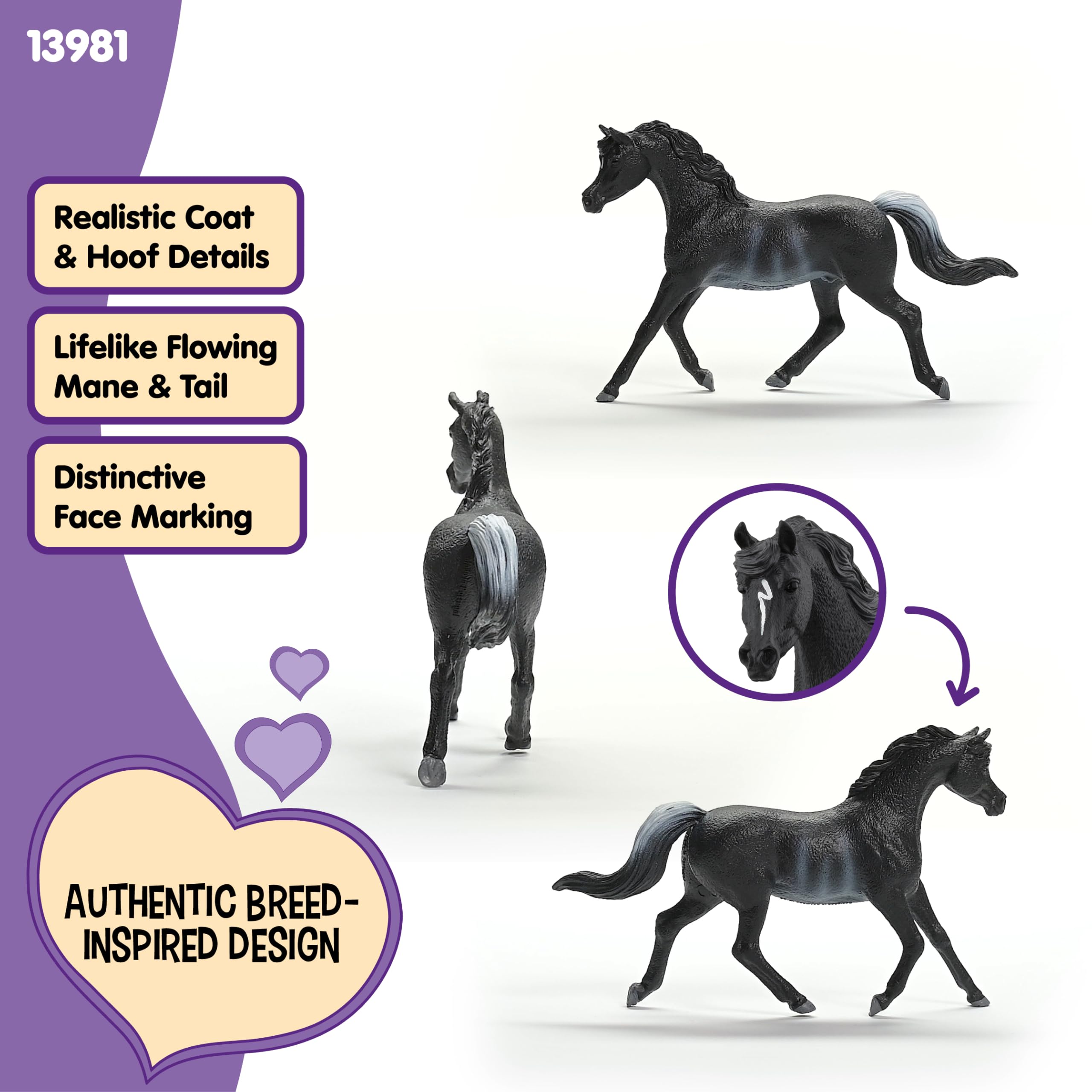 SCHLEICH Horse Club - Arab Stallion Figurine 13981 6