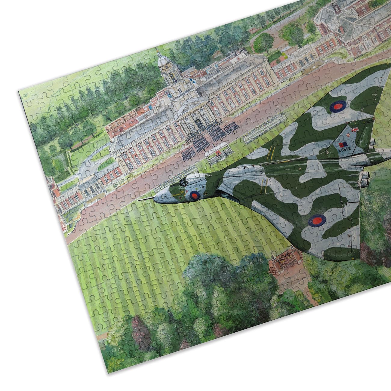 Gibsons Aiming High Flying High 500 Piece Jigsaw Puzzle for Adults | RAF Cranwell Vulcan 7