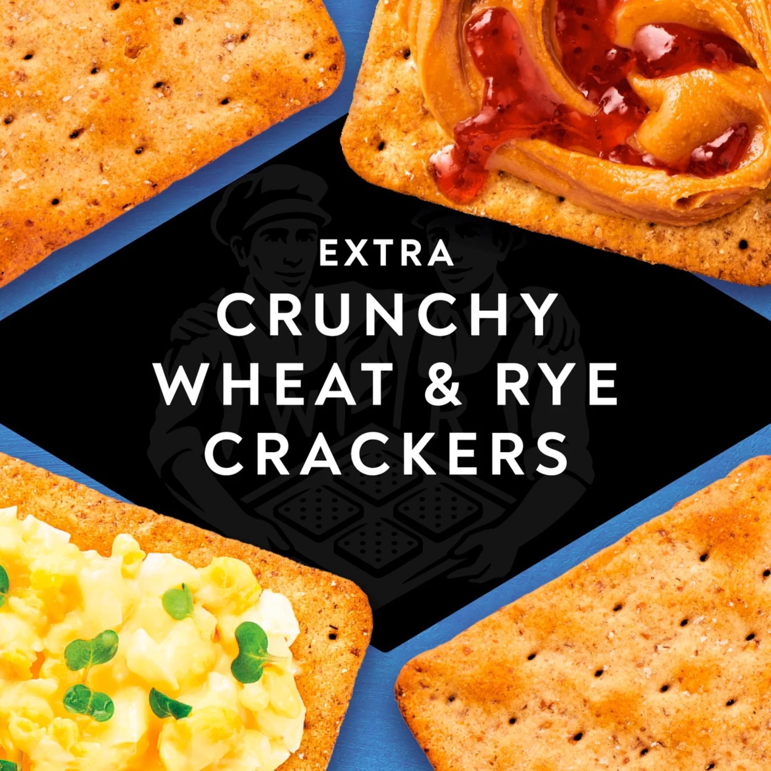 Jacob's Krackawheat Crackers 230g - Extra Crunchy Whole Grain Wheat & Rye Crackers 7