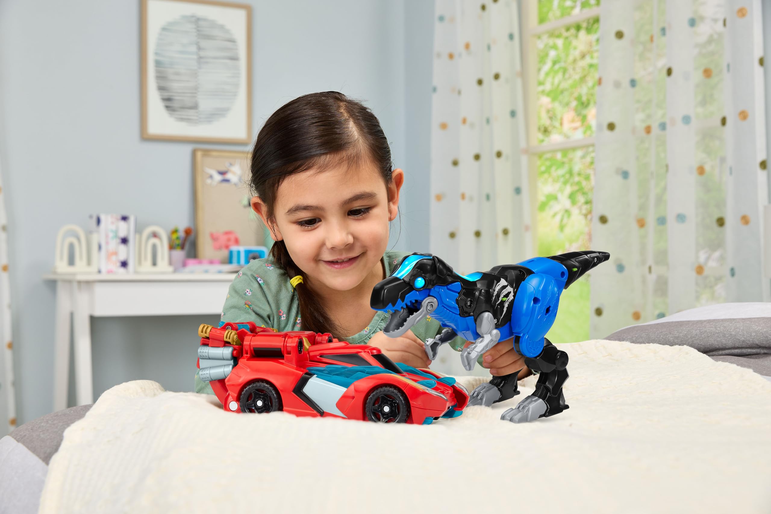 VTech Switch & Go Dinos Armour Up Dragon T-Rex - 2-in-1 Interactive Dinosaur Toy with Lights & Sounds 12