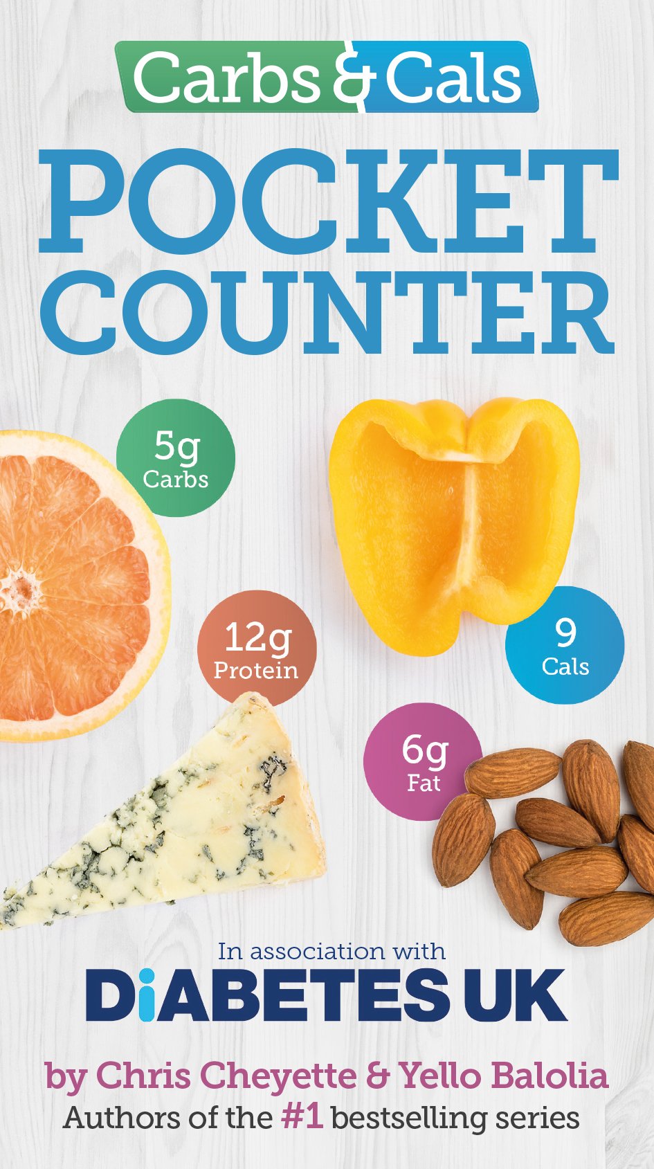 Carbs & Cals Pocket Counter - Low Fat Diet Support | Visual Food Guide | 416 Pages 1