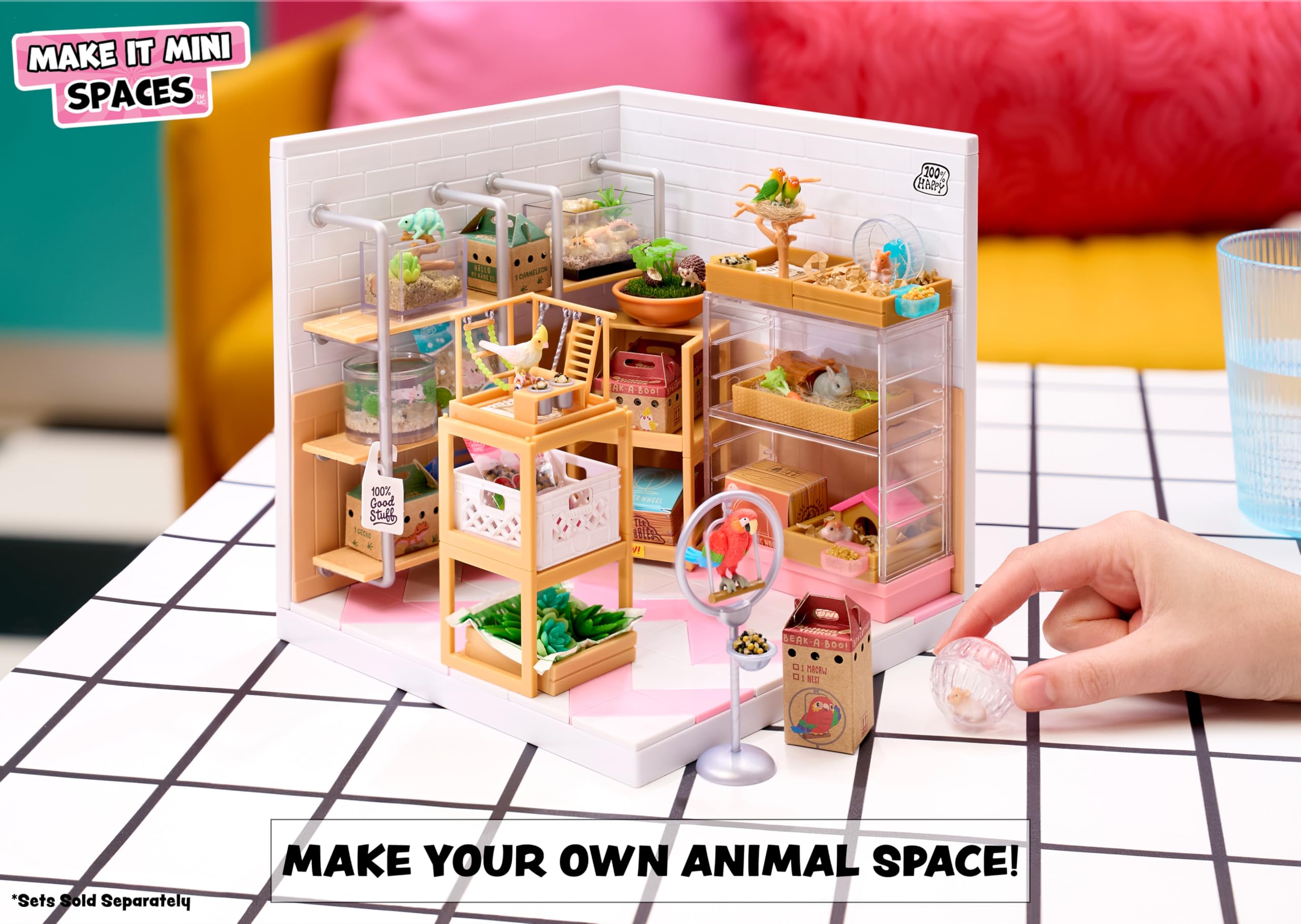 MGA Miniverse Make It Mini Animals - Mini Collectibles Mystery Blind Pack 6