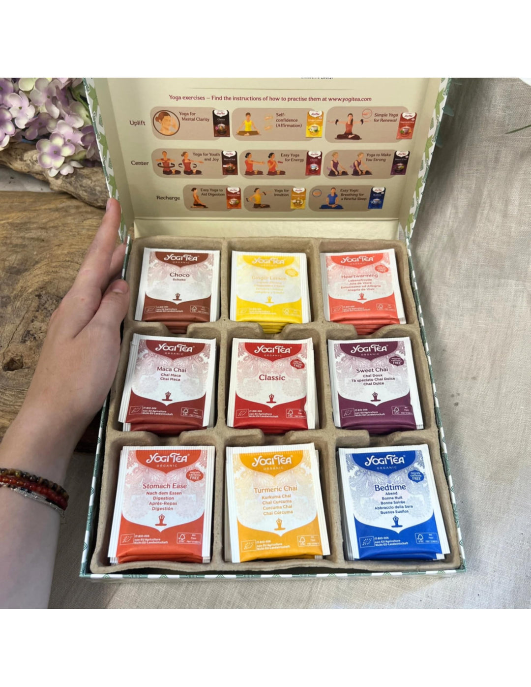 YOGI TEA - Yoga Selection Box Organic Herbal Tea Multipack with 45 Tea Bags
