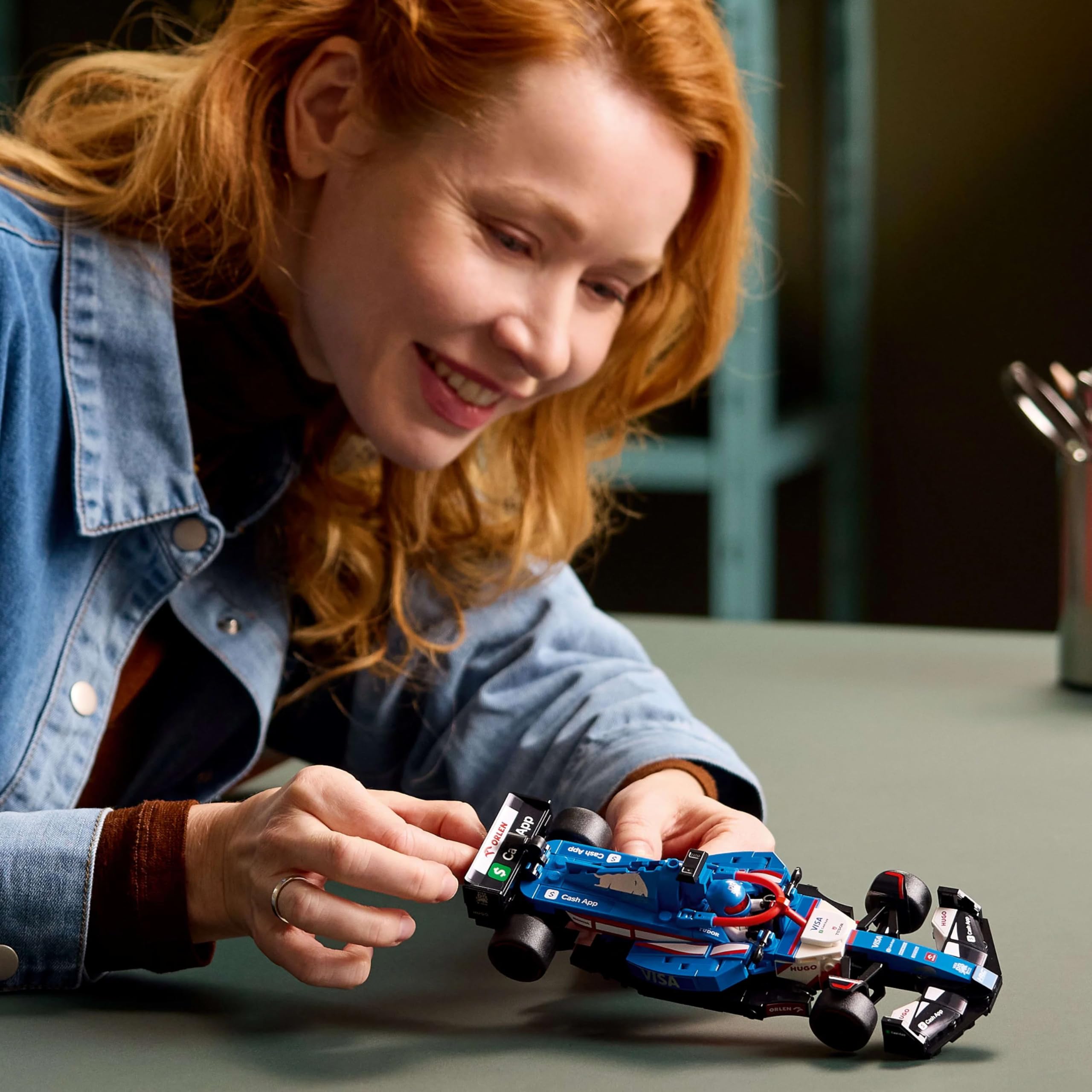 LEGO Speed Champions Visa Cash App RB VCARB 01 F1 Race Car Building Set with Driver Minifigure 5