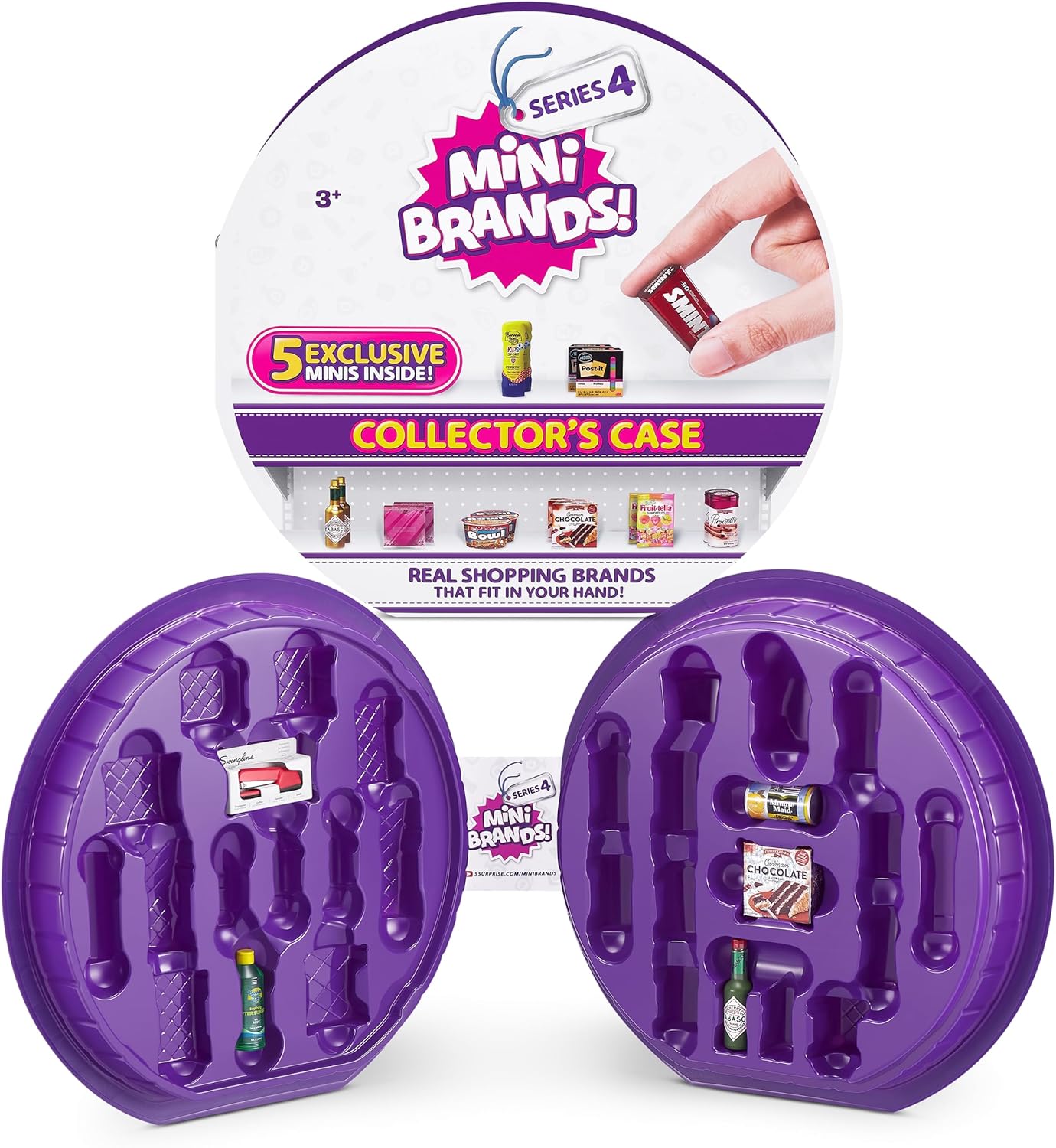 Mini Brands Series 4 Collectors Case with 5 Exclusive Minis - ZURU 5 Surprise