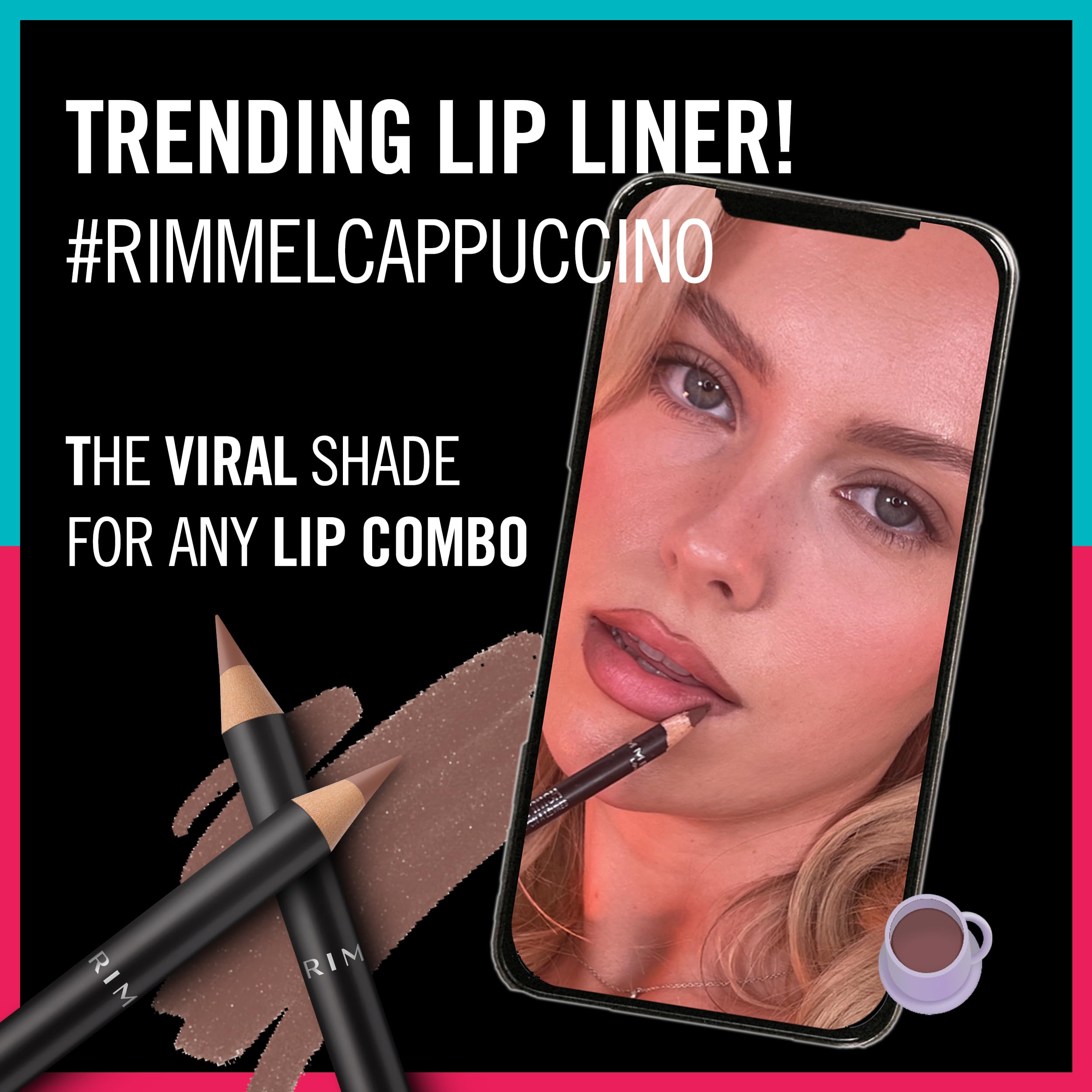 Rimmel Lasting Finish 8HR Lip Liner - Bitten Red (30g) 7