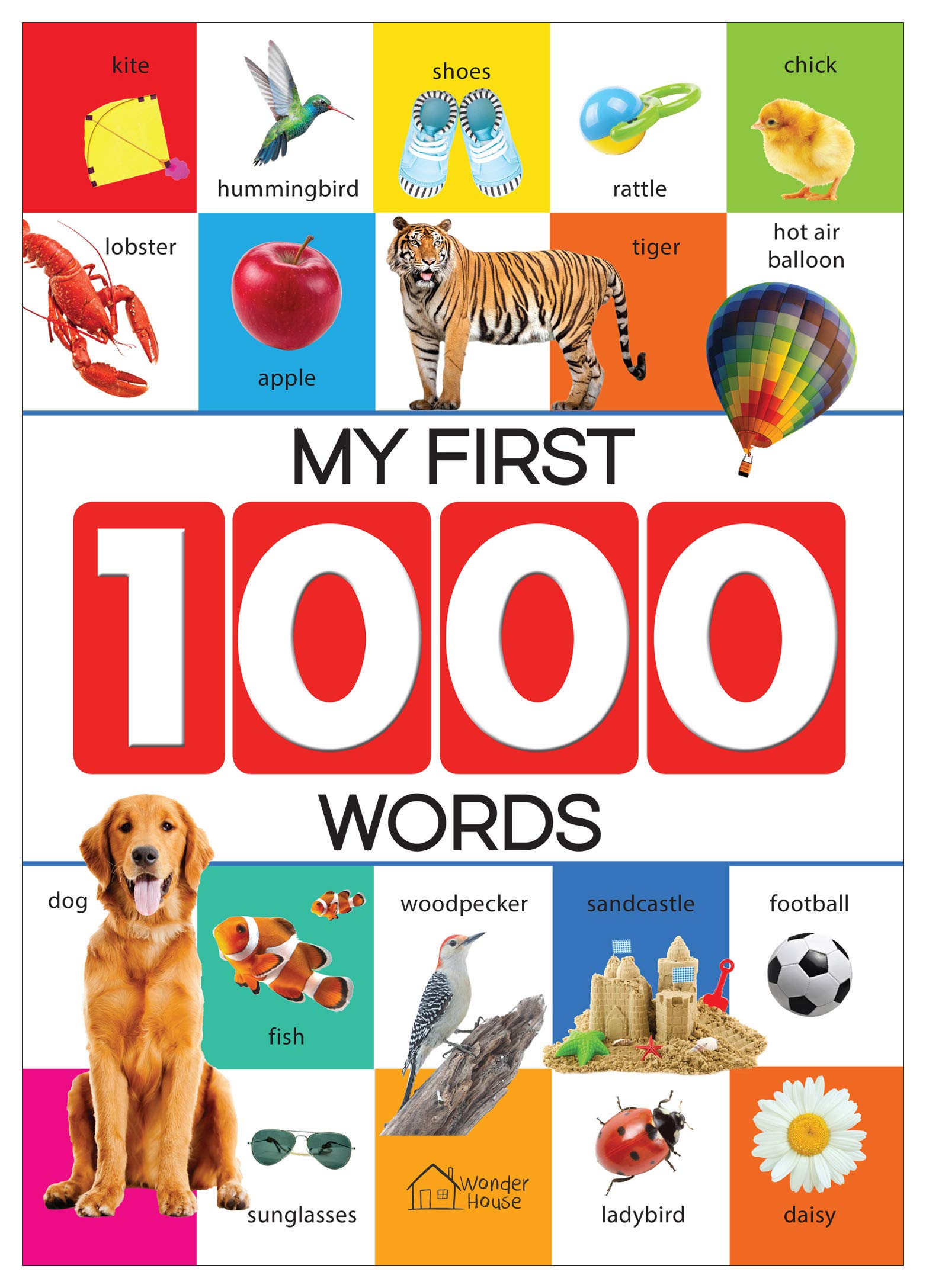 Wonder House My First 1000 Words Early Learning Picture Book | Paperback | English