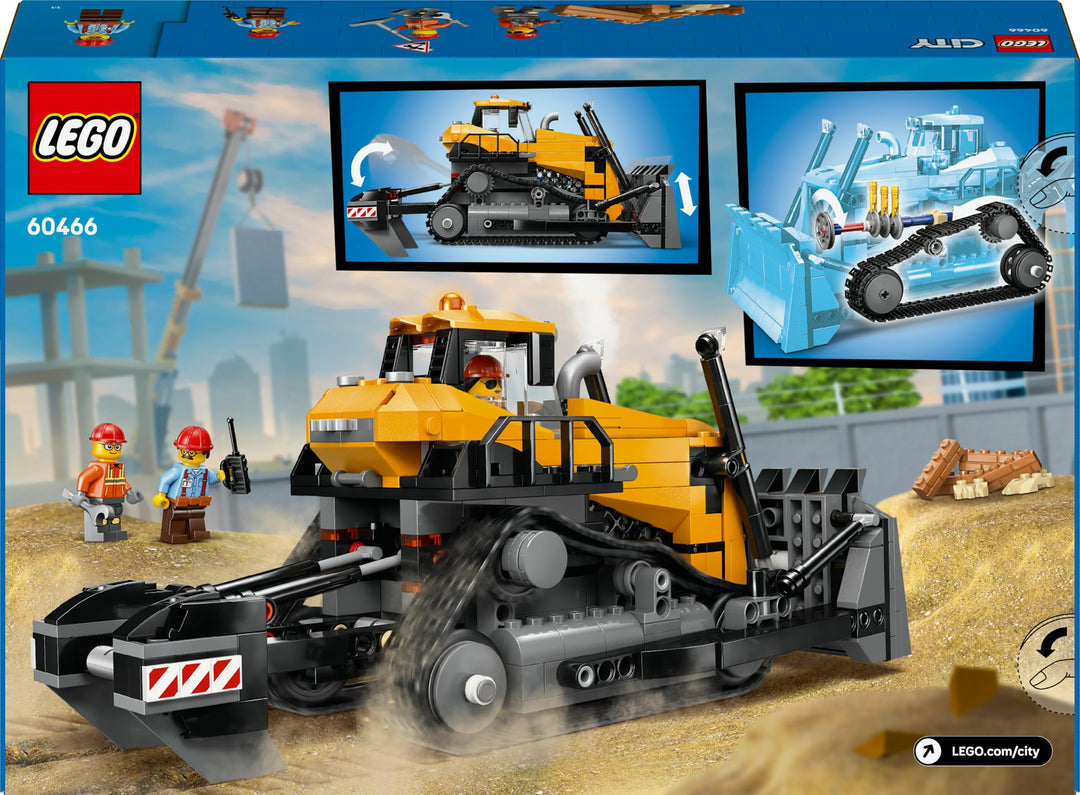 LEGO City Yellow Bulldozer Toy - 682-Piece Building Set for Ages 8+