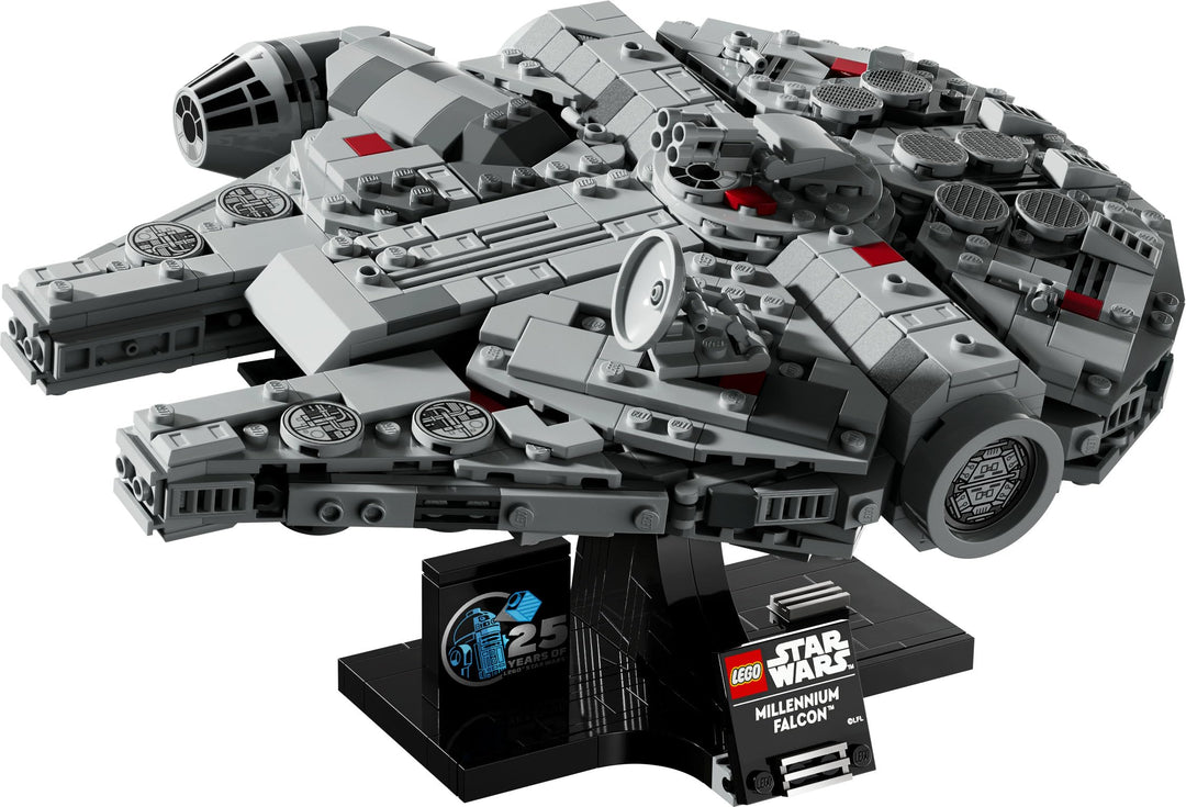 LEGO 75375 Millennium Falcon Model Building Set - Collectible Star Wars Vehicle for Adults