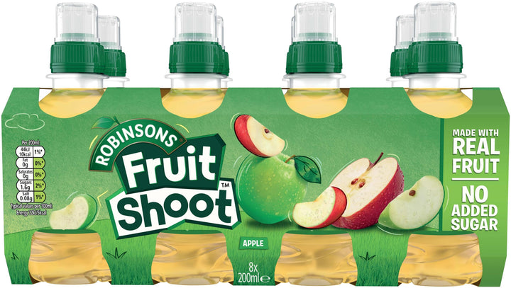 Fruit Shoot Fruit Juice Apple, 200 ml (Pack of 8)