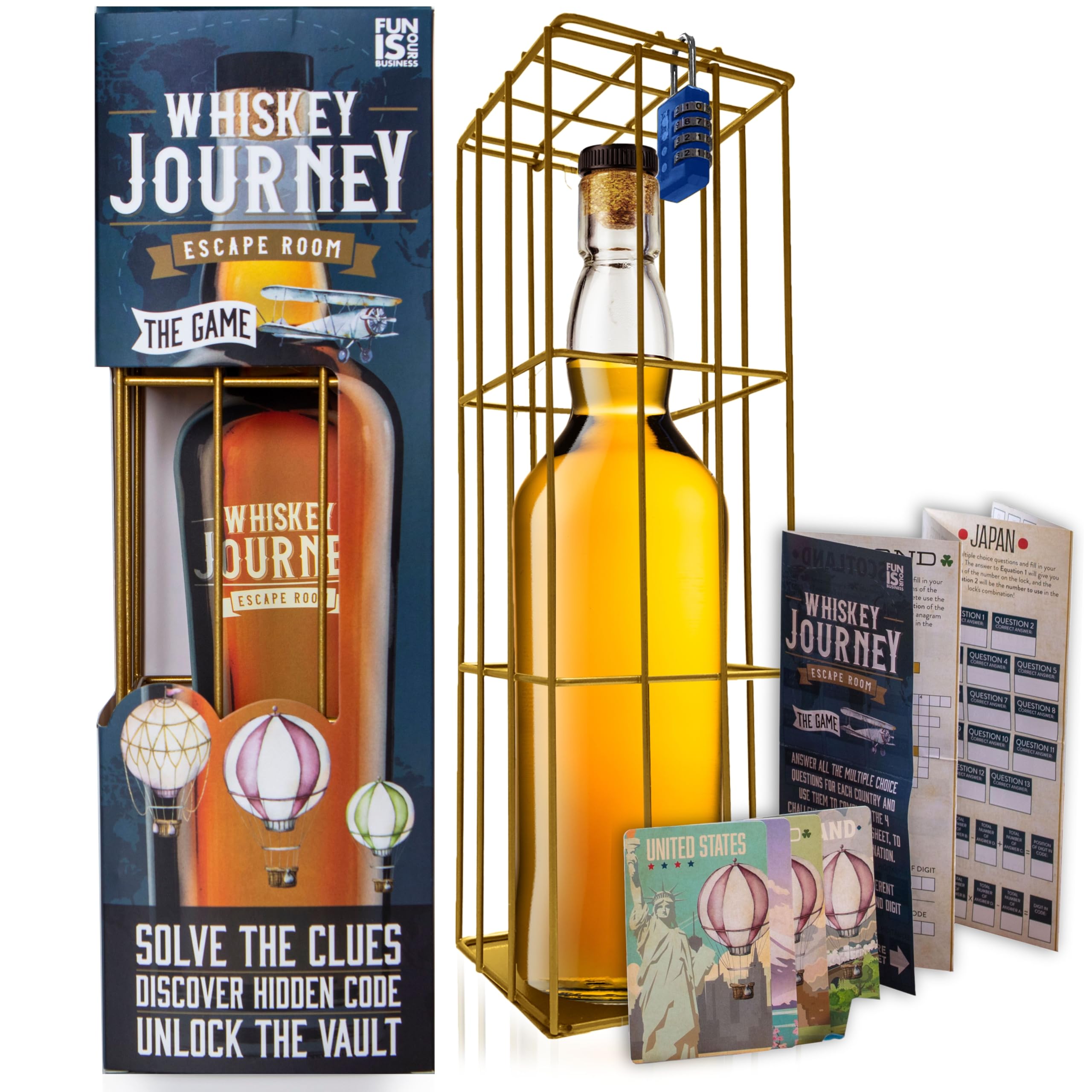 Boxer Gifts Whiskey Escape Room Game for Adults - Puzzle Challenge Gift for Whisky Lovers 8