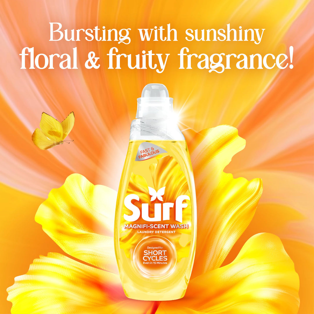 Surf - Magnifi-Scent Wash Sunshine Blossom Laundry Liquid for Short Cycles