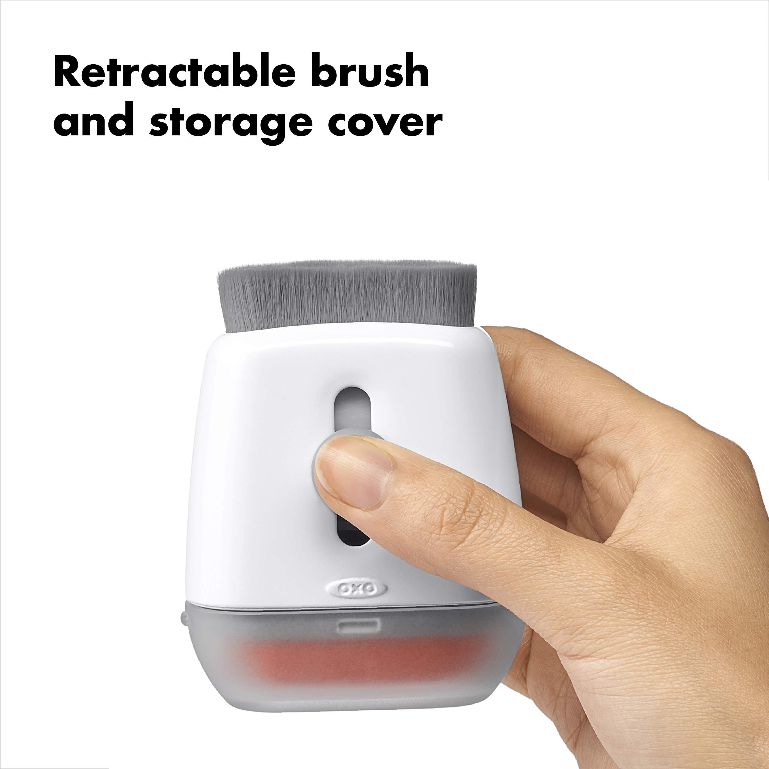 OXO Good Grips Sweep & Swipe Laptop Cleaner - Double-Sided Tool for Screens and Dust | White 6