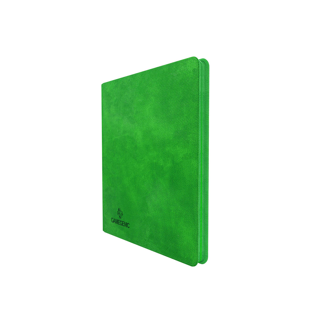 Gamegenic Zip-Up Album 24-Pocket - Holds 480 Double-Sleeved Cards, Green