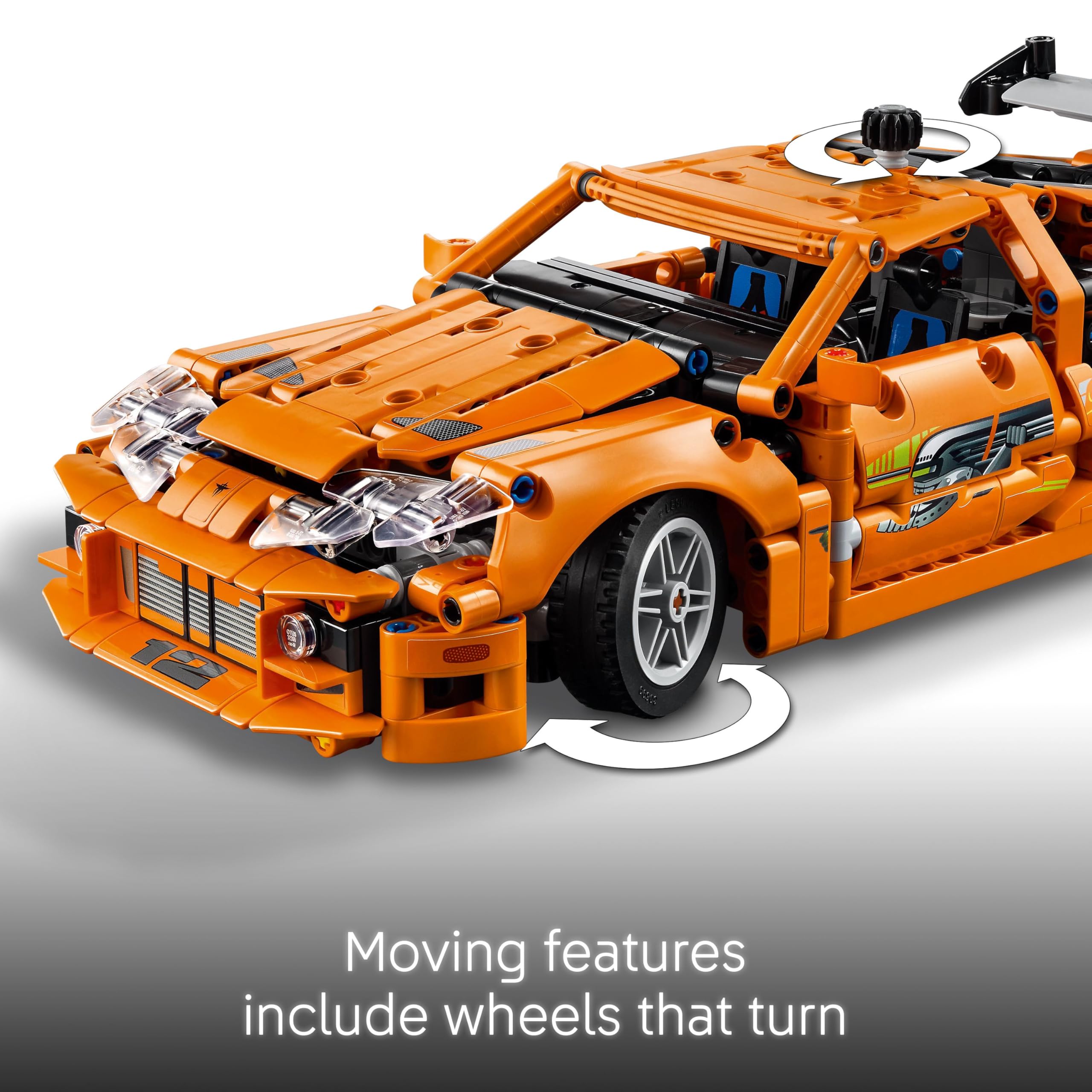 LEGO Technic Fast and Furious Toyota Supra MK4 Model Kit 42204 | 6-Cylinder Engine | Ages 9+ 3