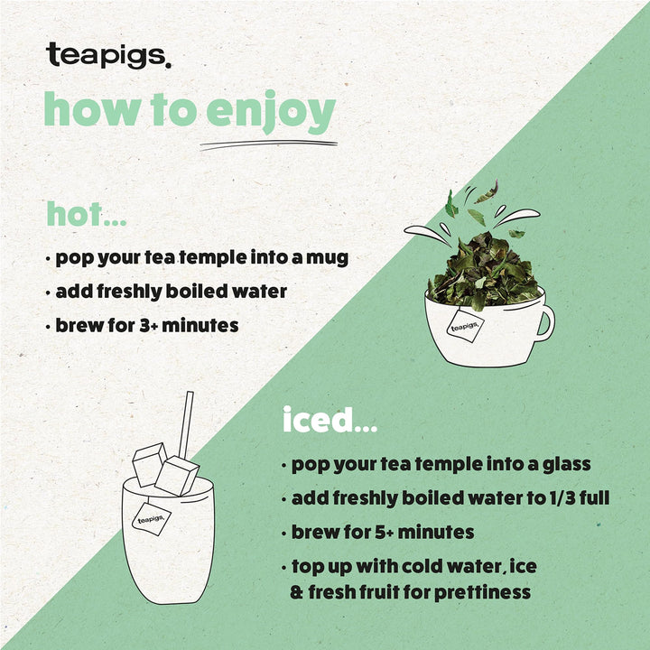 Teapigs Honeybush & Rooibos 50 Tea Temples