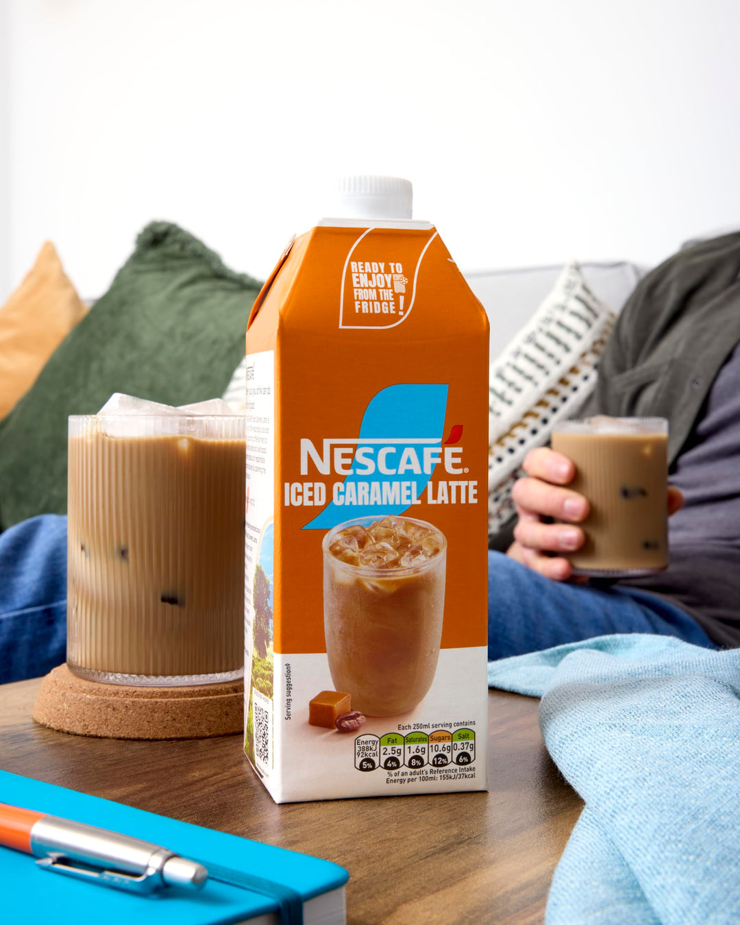 NESCAFÉ Iced Coffee Caramel Flavour Latte 750ml - Ready to Drink
