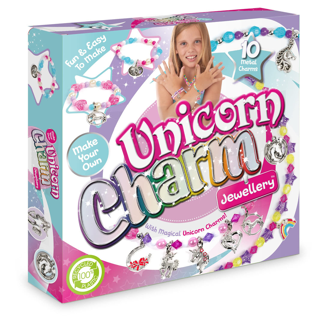 Craftbox CB806 Juego de bisutería de unicornio, mixto.