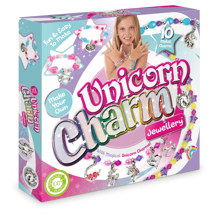 Craftbox CB806 Juego de bisutería de unicornio, mixto.