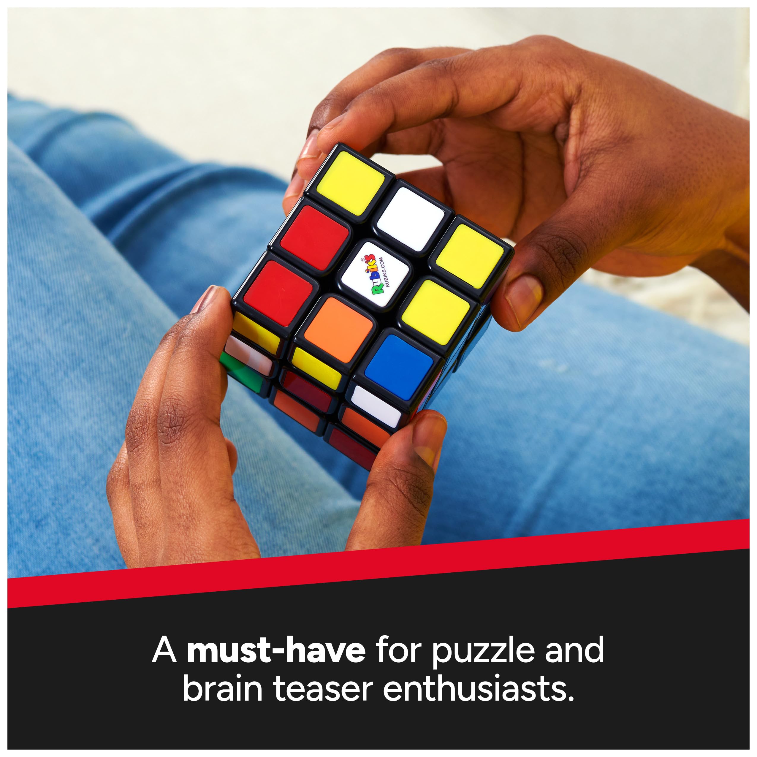Rubik's Original 3x3 Colour-Matching Puzzle Cube | Classic Brain Teaser | Ages 8+ 3