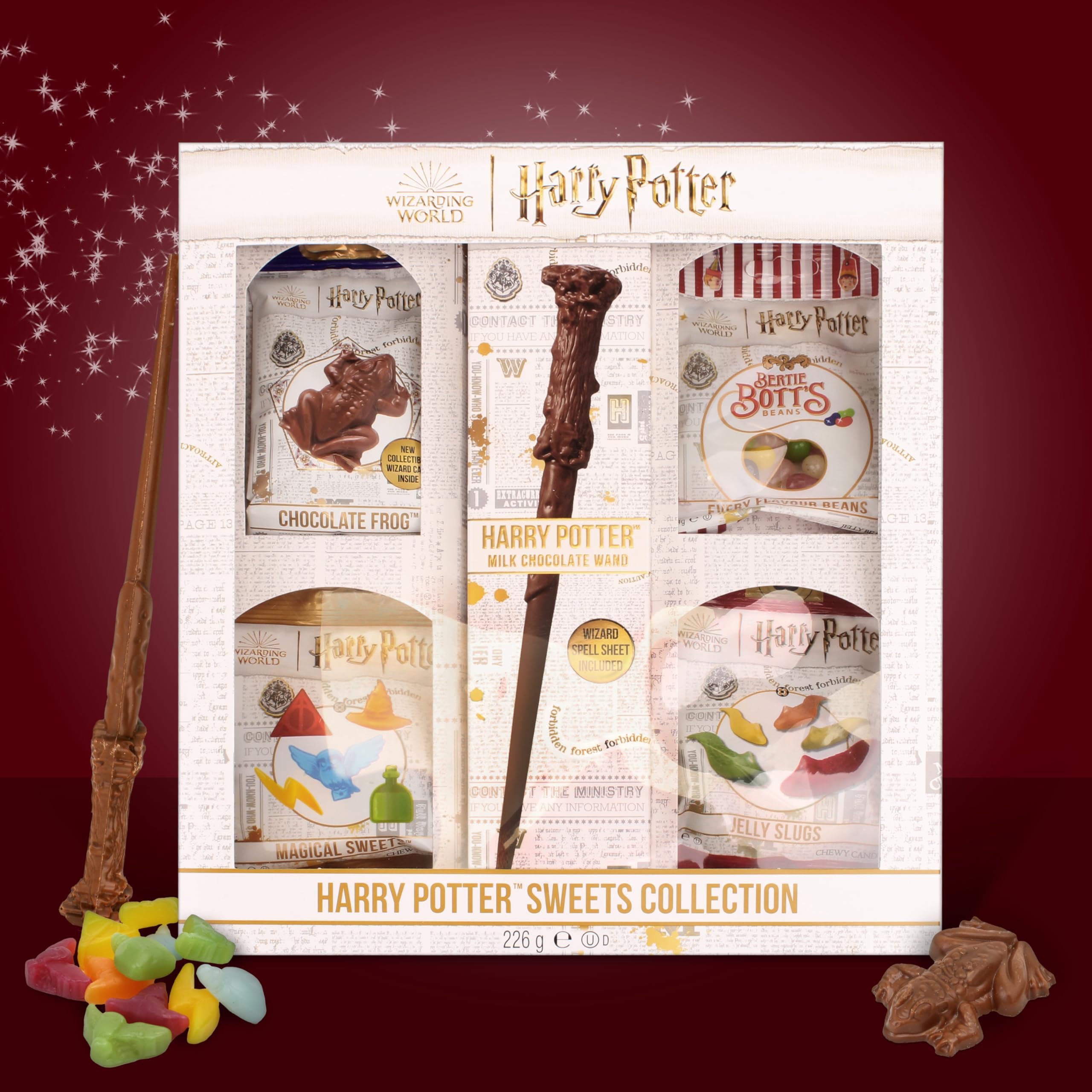Jelly Belly Harry Potter Sweet Collection Box - Wizarding World Licenced Confectionery 209g 10