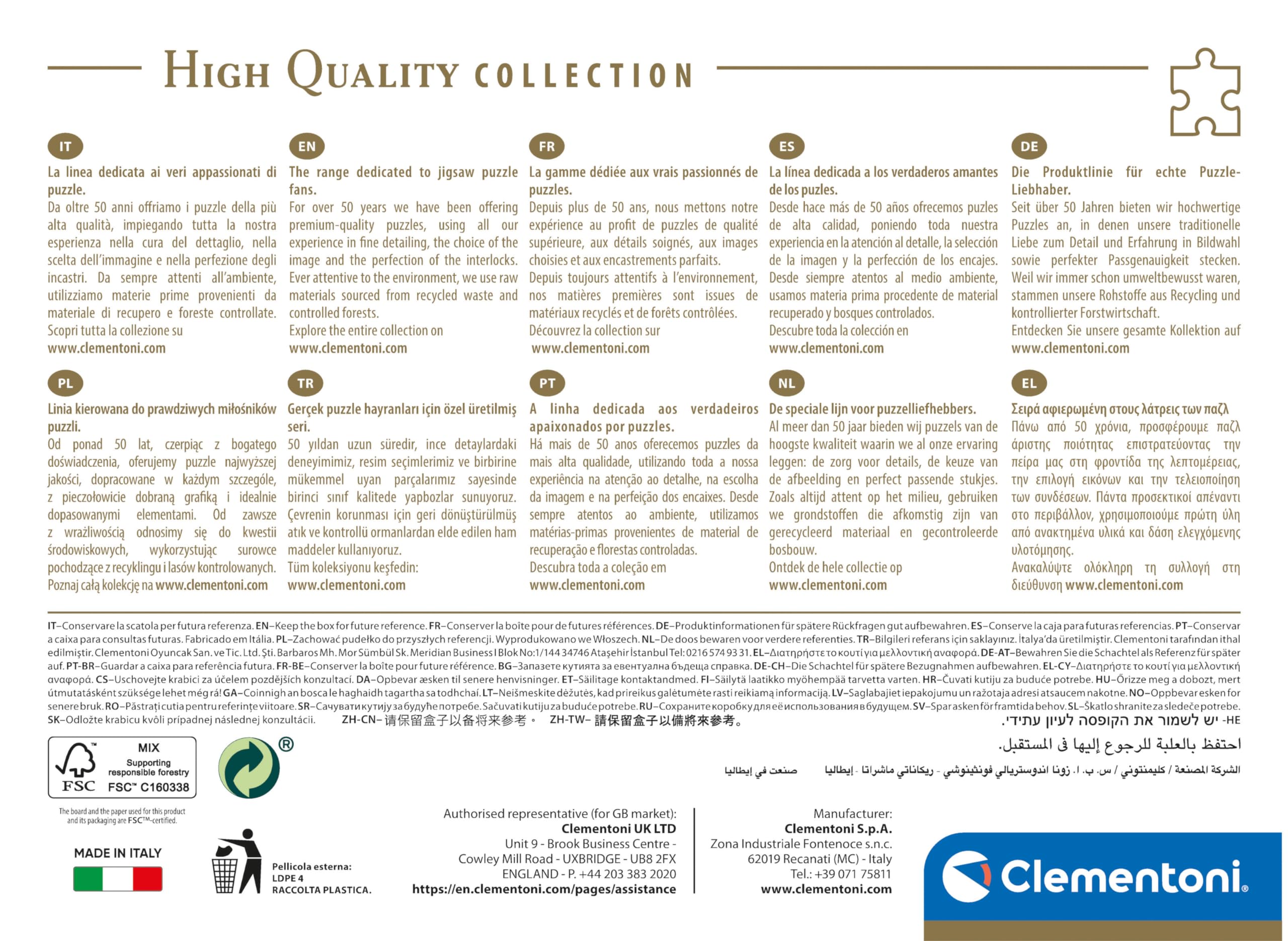 Clementoni Jigsaw Puzzle Collection - London Twilight 1500 Piece Puzzle 4