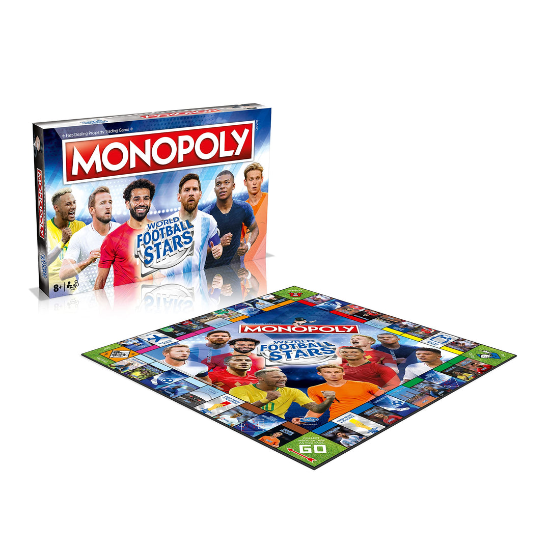Winning Moves World Football Stars Monopoly Board Game – Blue