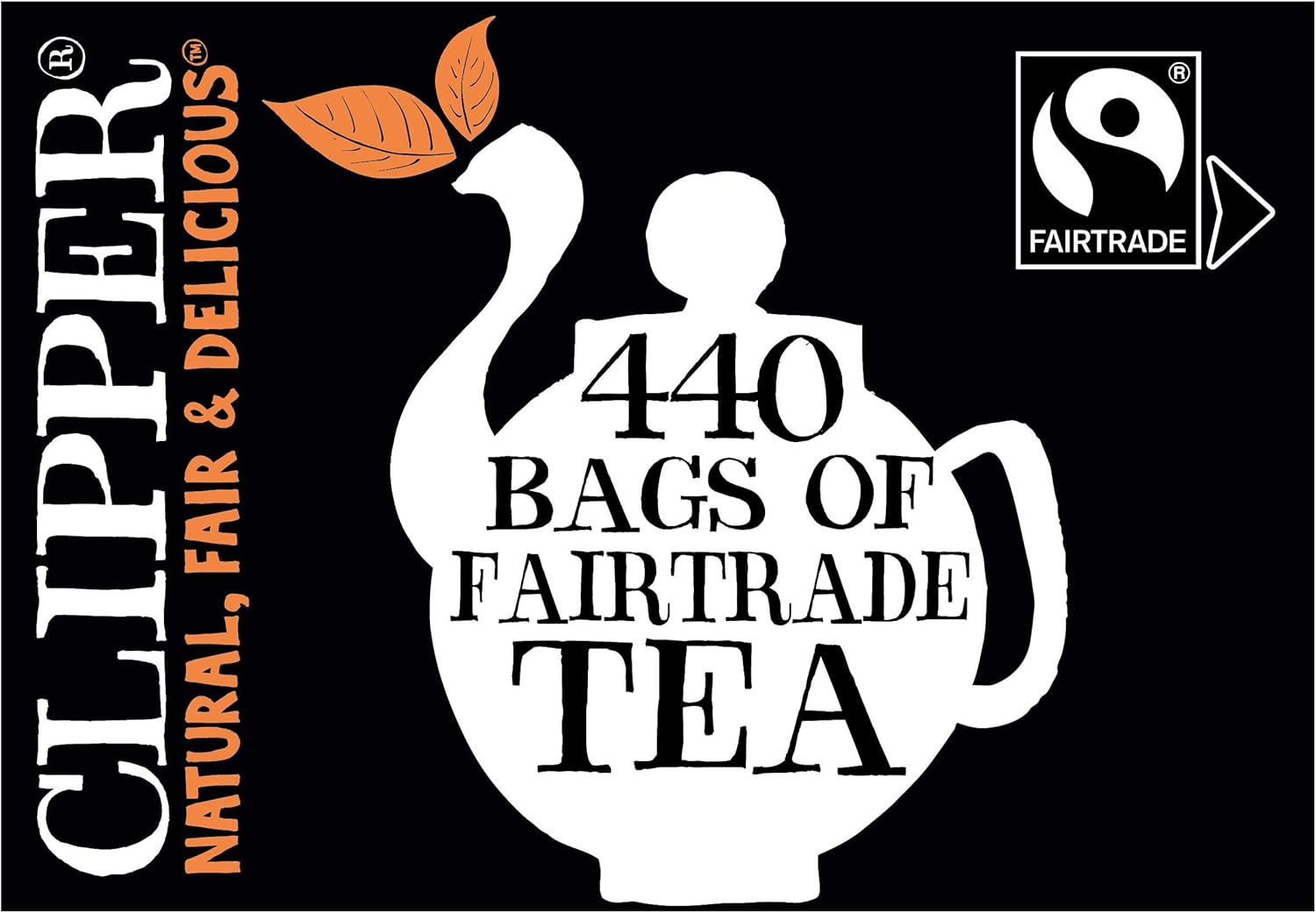 Clipper Fairtrade Everyday One Cup Teabags (440 Teabags) 1