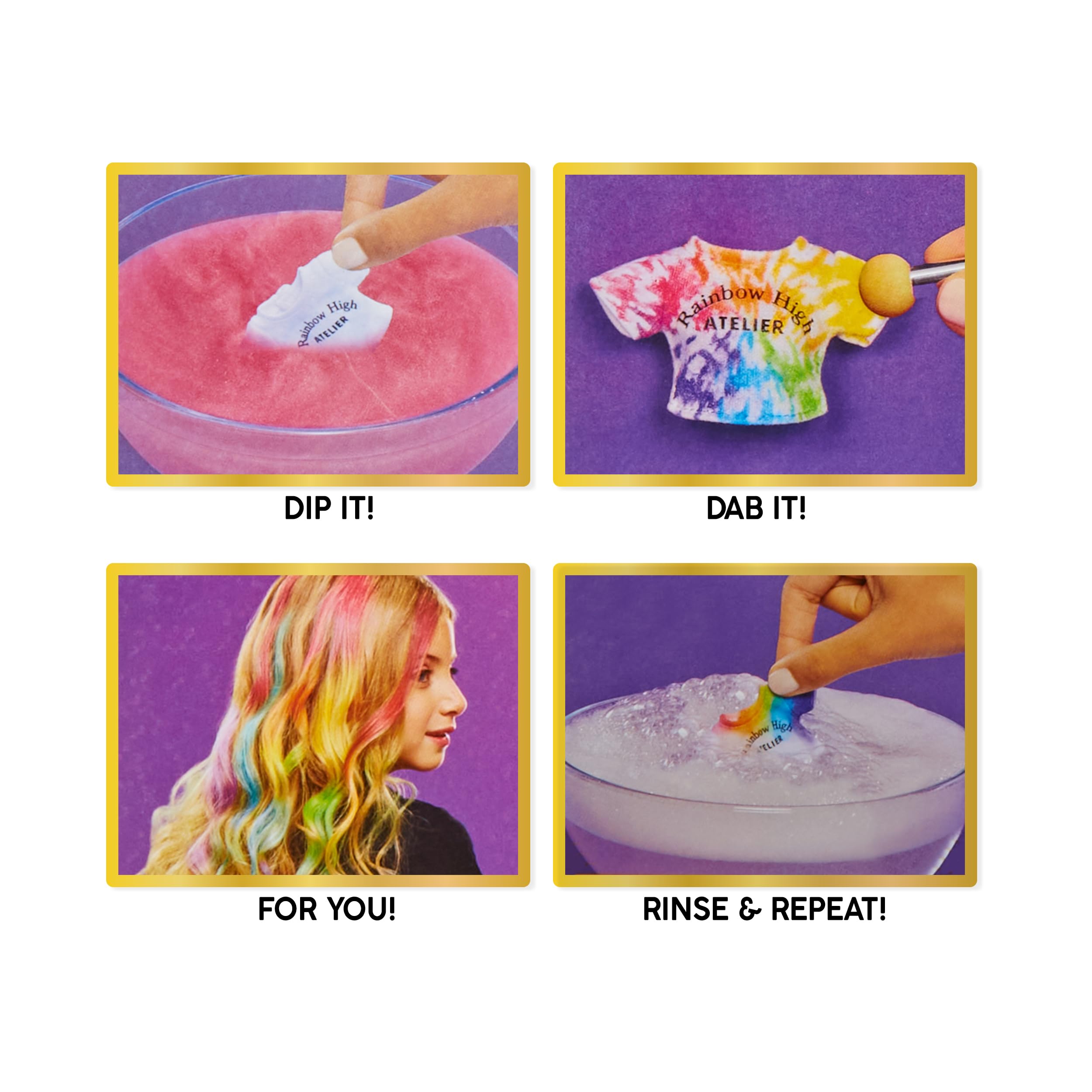 Rainbow High Watercolour & Create DIY Fashion Doll with Washable Watercolours | Ages 4-12+ 5