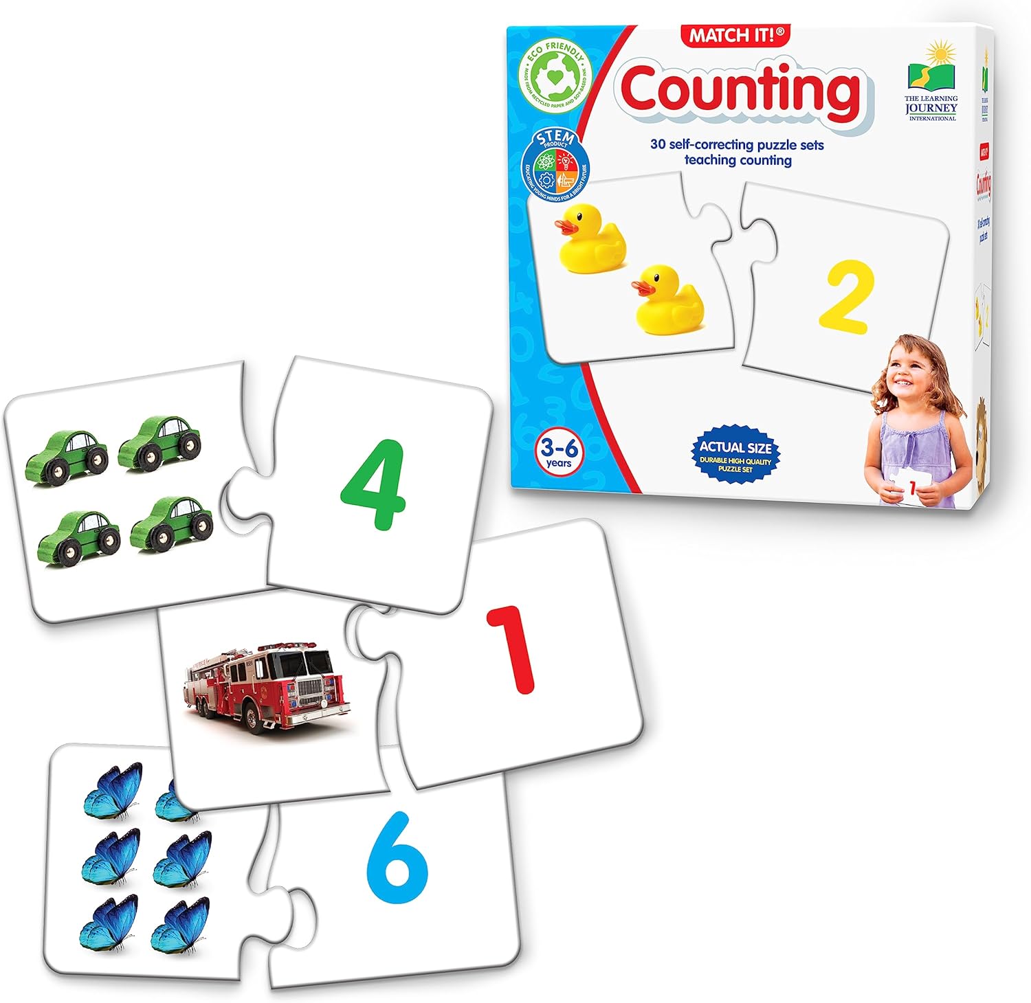 The Learning Journey Match It! Counting Puzzle 1
