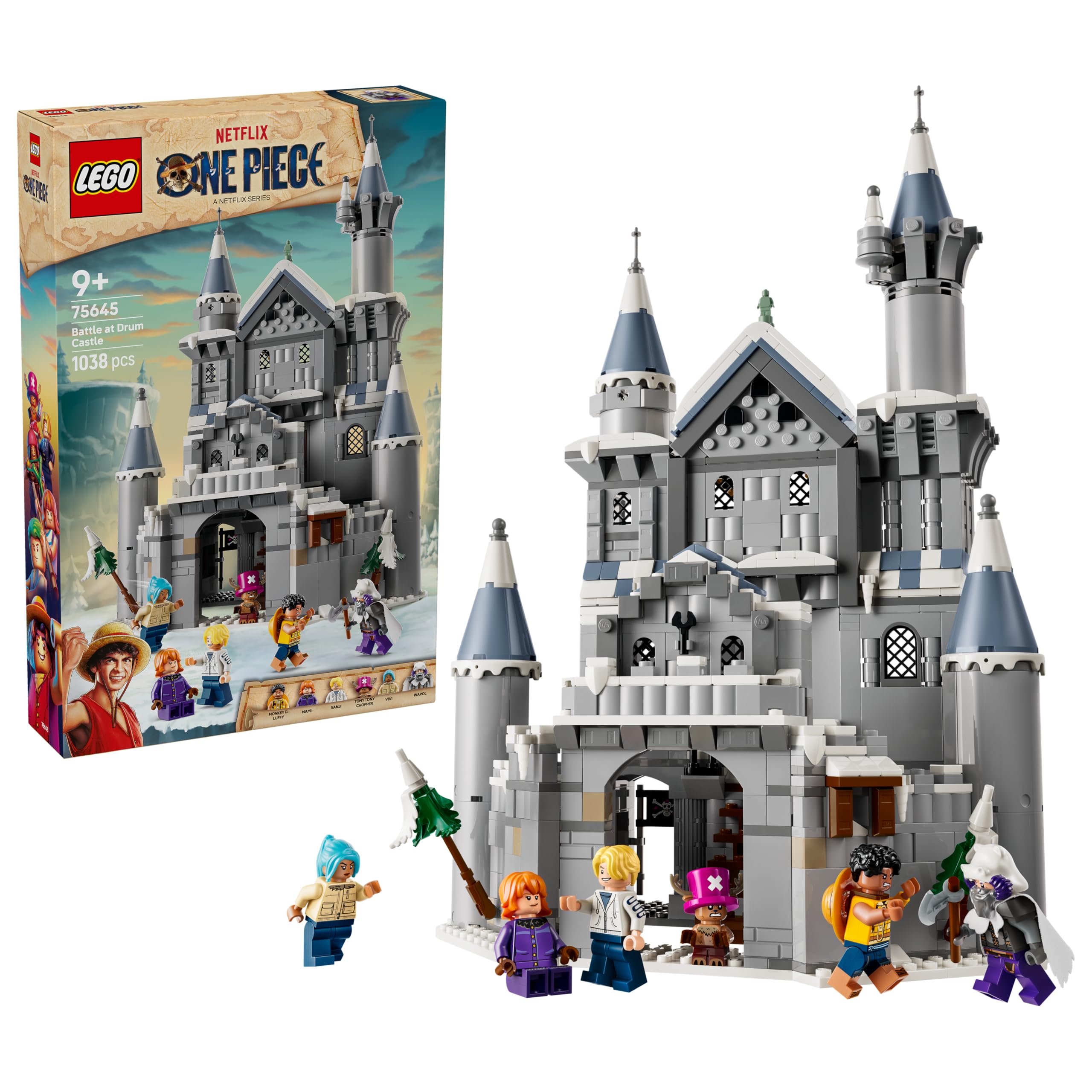 LEGO ONE PIECE Battle at Drum Castle Building Set | 6 Minifigures | Ages 9+ 1