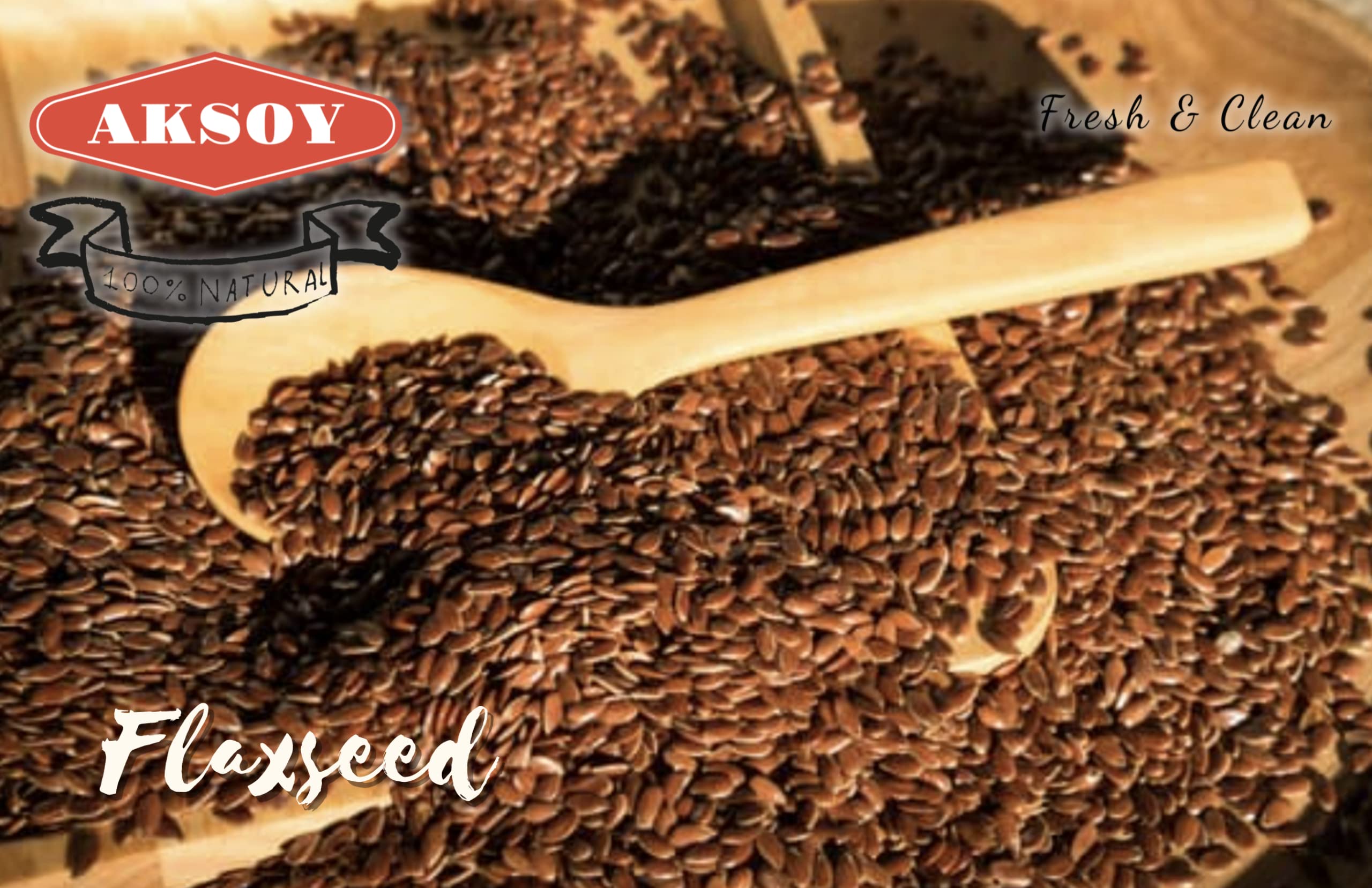 AKSOY Brown Whole Flaxseed (Linseed) - Rich in Omega-3 & Lignans | 650g 7